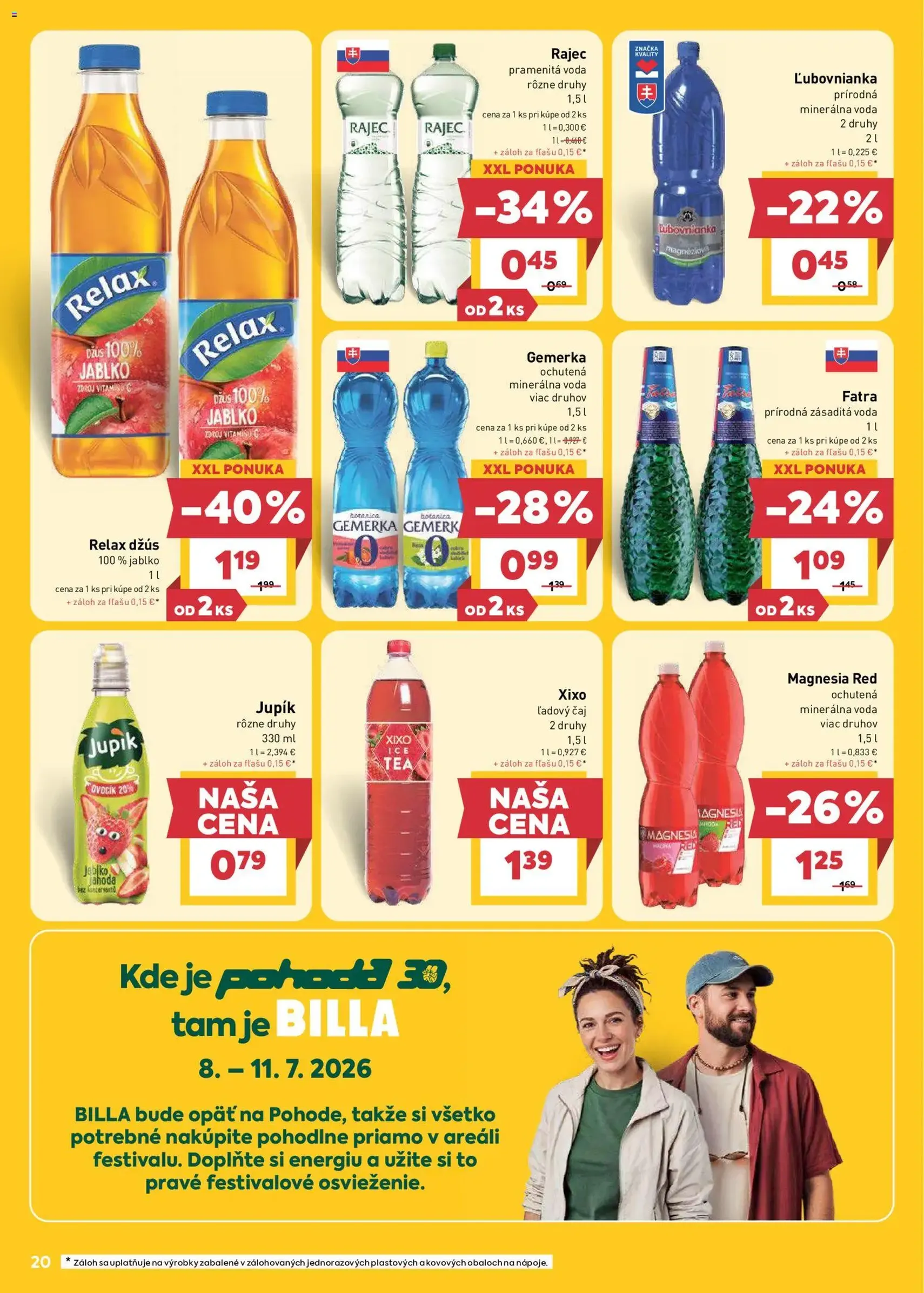 Billa leták - platný leták od 01.07.2026 strana 20 z 28