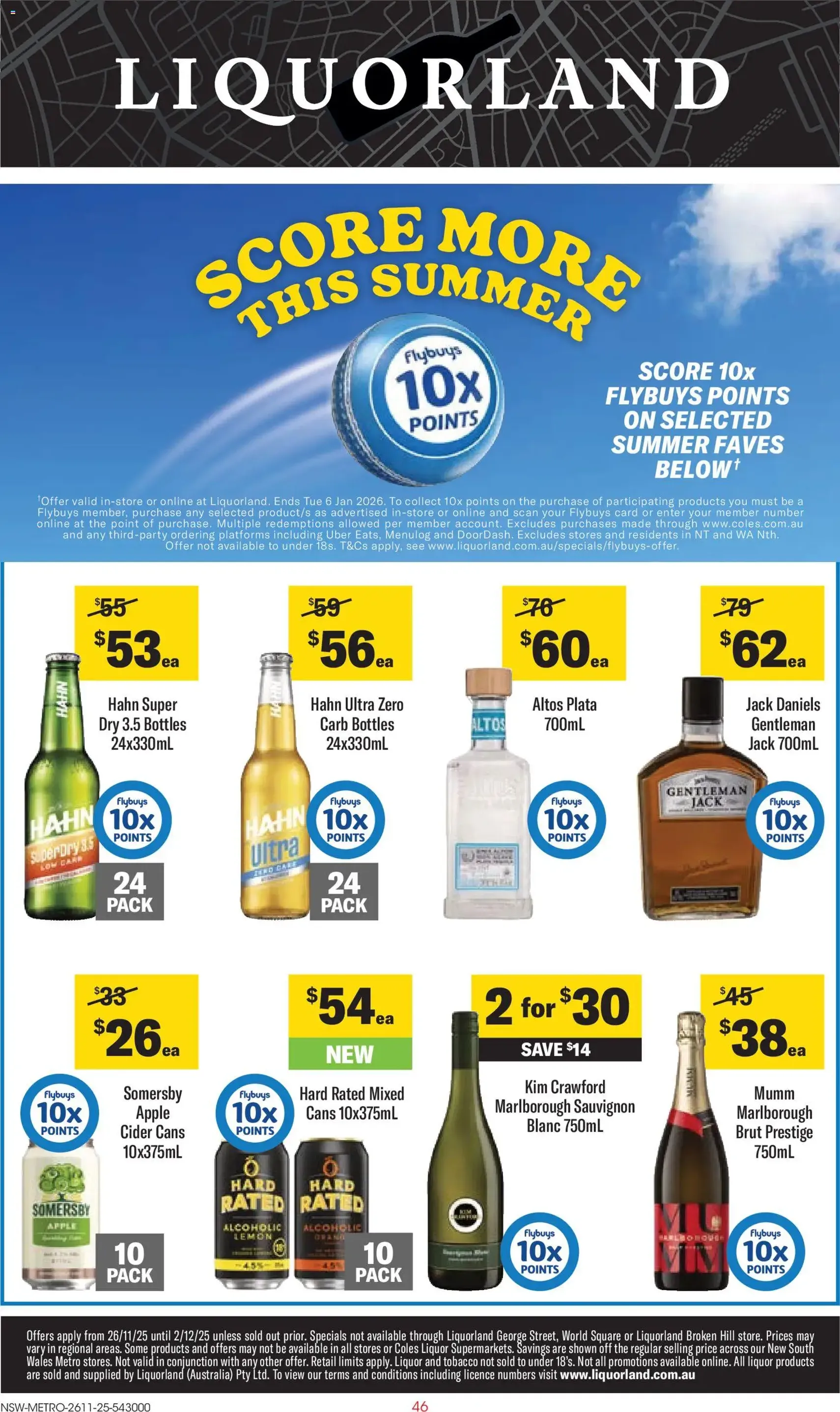 Liquorland Black Friday - valid flyer from 26/11/2025, page 1 of 4