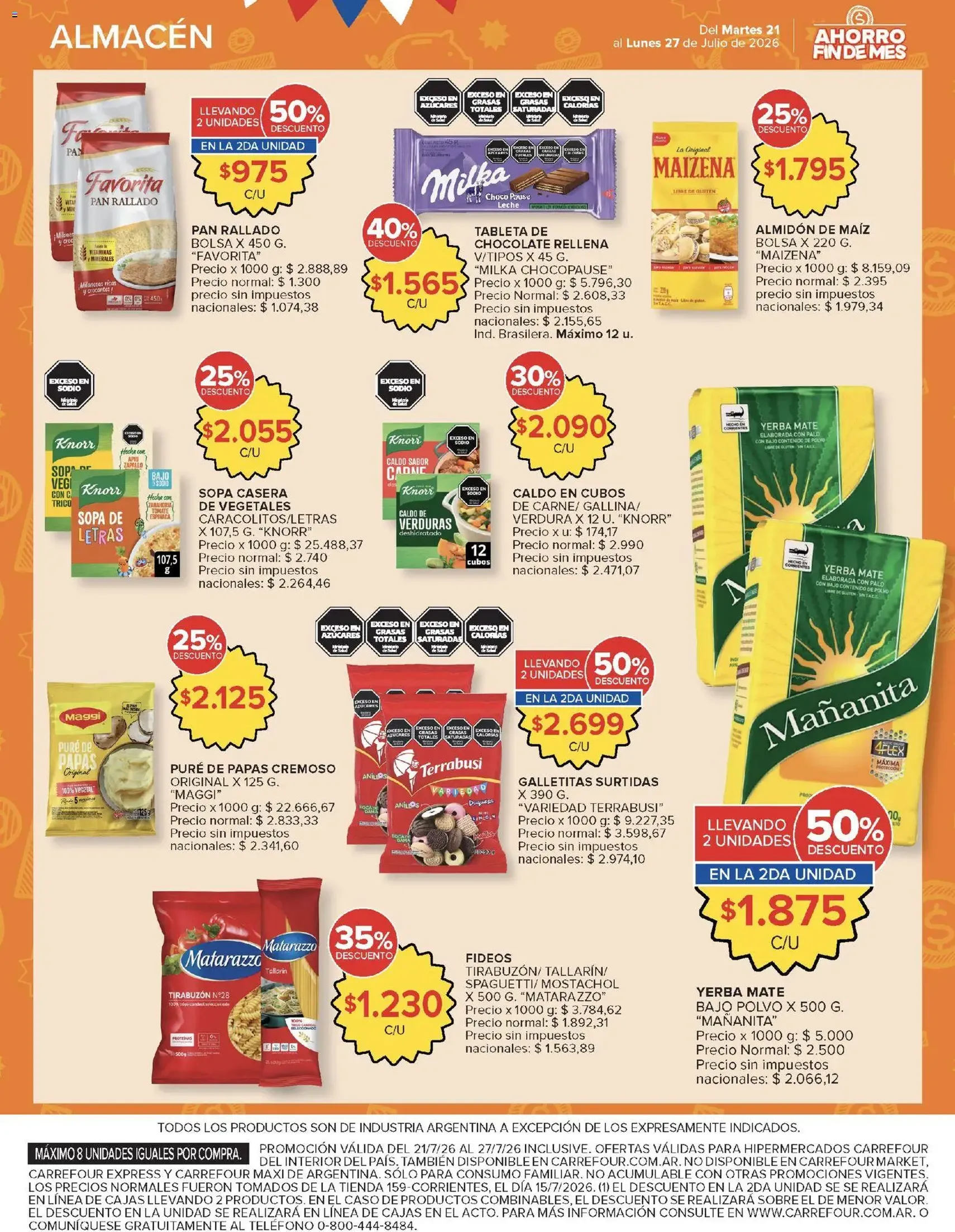 Carrefour ofertas - folleto válido desde 21/07/2026 página 8 de 56