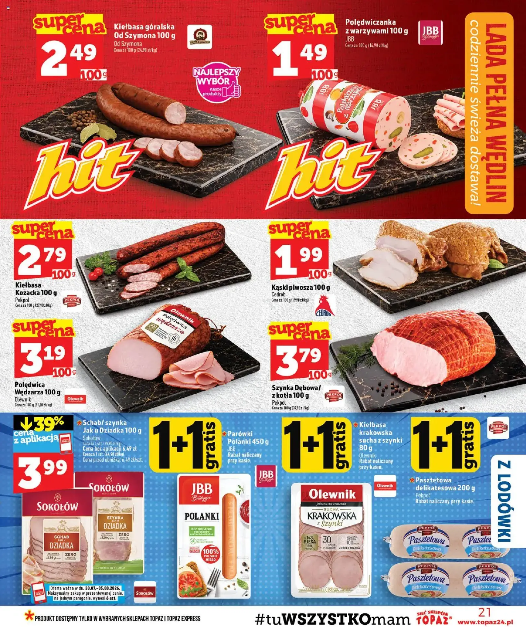 Topaz gazetka - ważny gazetka od 30.07.2026 strona 21 z 48