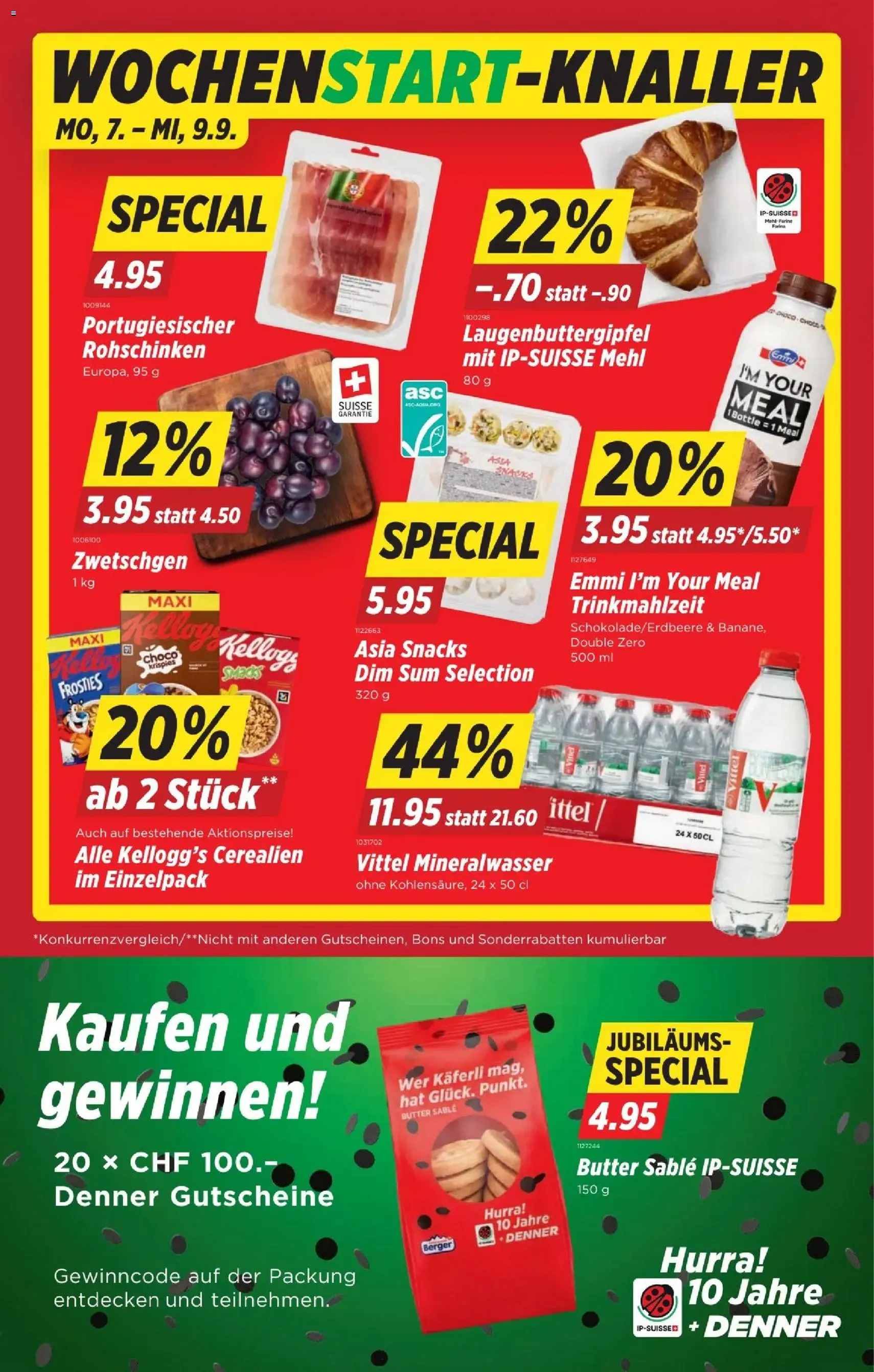 Denner aktionen - Gültiger Prospekt ab 03.09.2026, Seite 2 von insgesamt 20