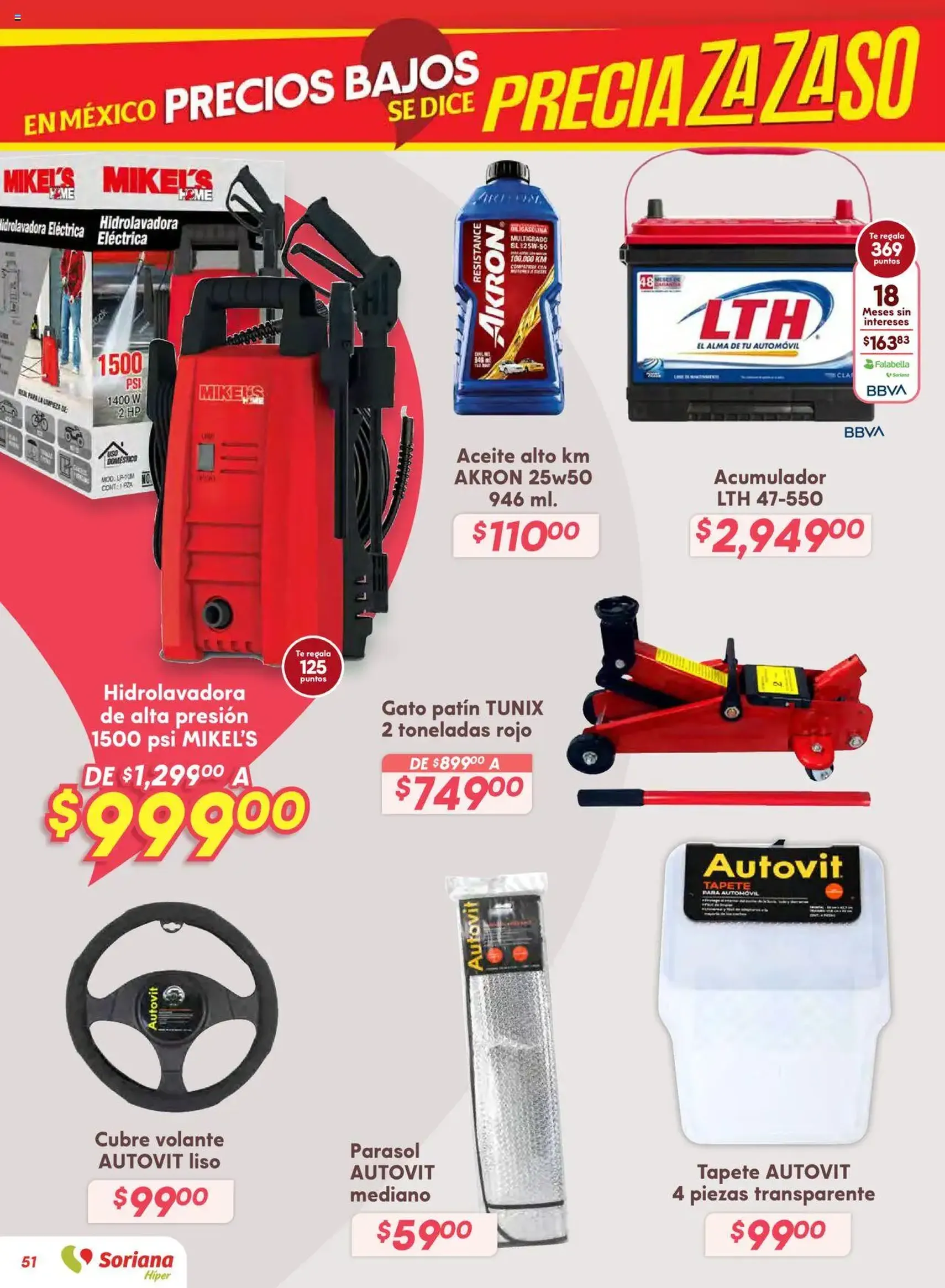 Soriana - Preciazazaso Híper: Ags, Col, Gto, Jal, Mich - folleto válido desde 14/08/2025 página 51 de 55 Soriana - Preciazazaso Híper: Ags, Col, Gto, Jal, Mich - folleto válido desde 14/08/2025 página 51 de 55