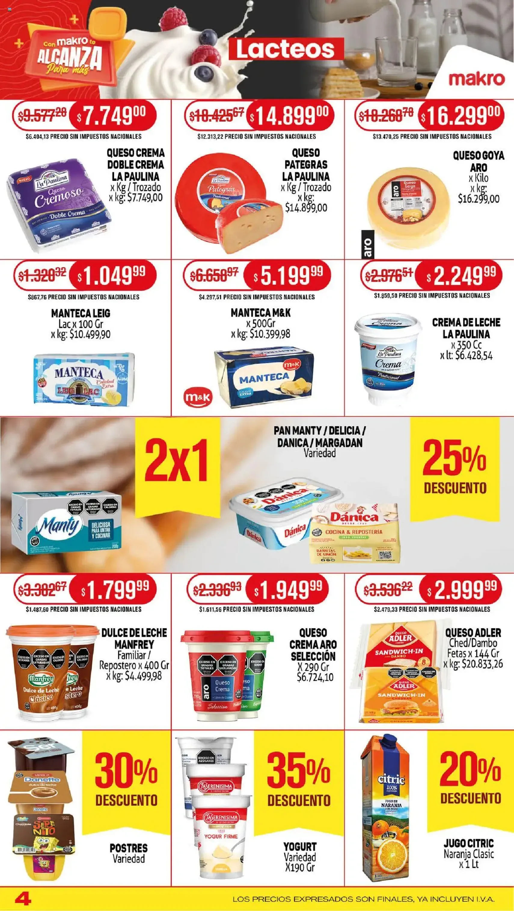 Makro ofertas - folleto válido desde 24/07/2025 página 4 de 20
