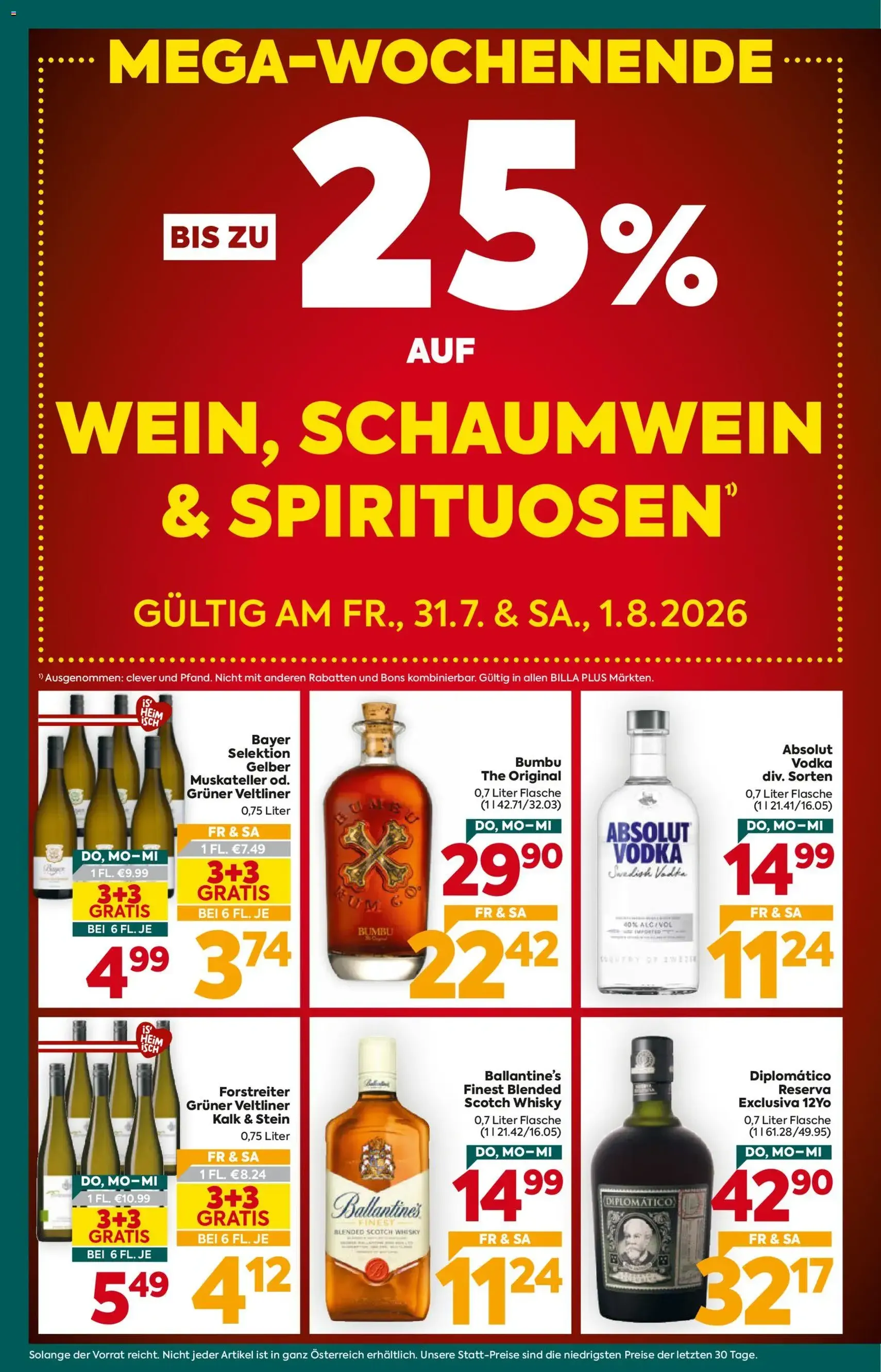 Billa Plus Flugblatt - Gültiger Prospekt ab 30.07.2026, Seite 2 von insgesamt 16