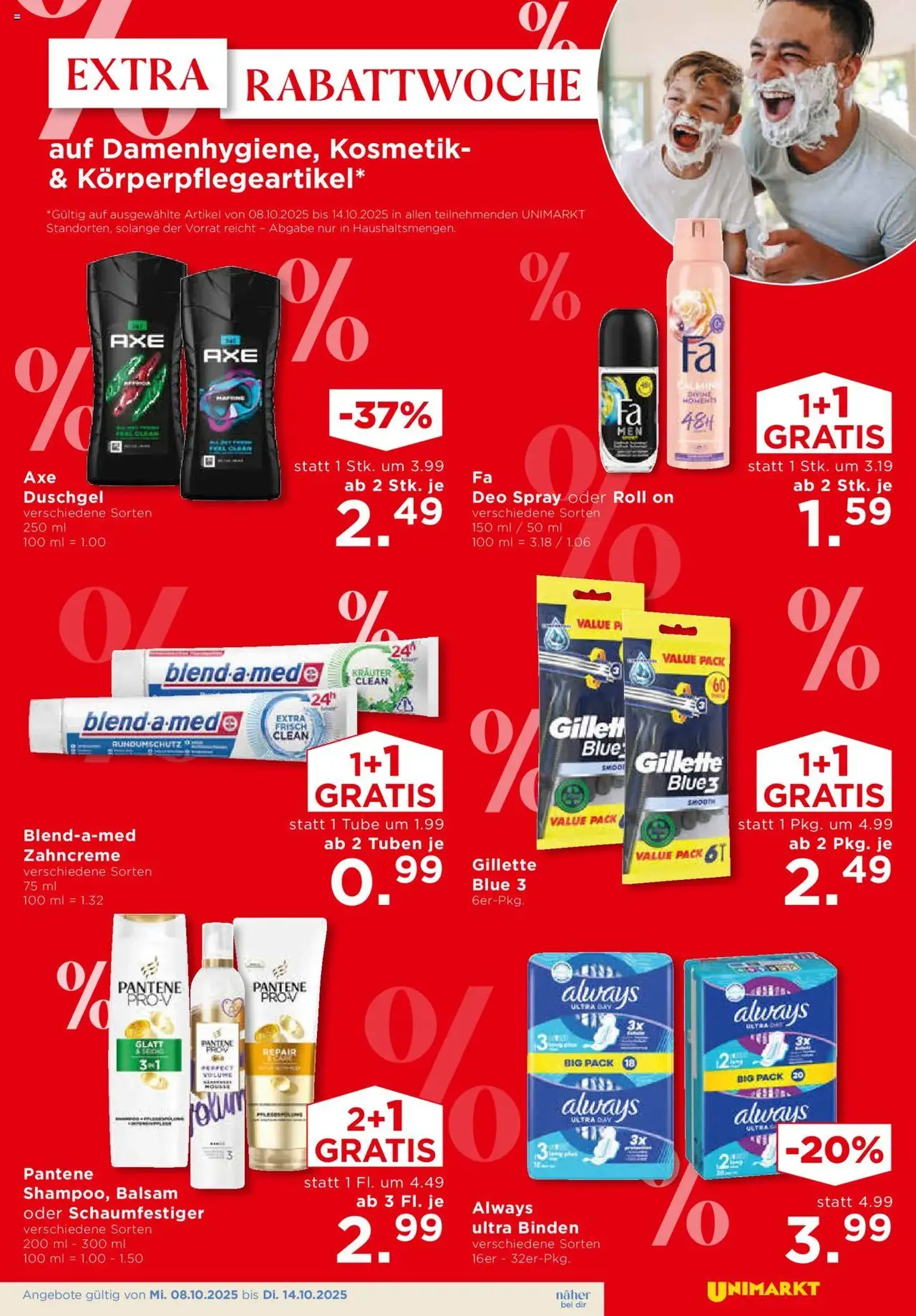 Unimarkt Flugblatt - Gültiger Prospekt ab 08.10.2025, Seite 13 von insgesamt 16 Unimarkt Flugblatt - Gültiger Prospekt ab 08.10.2025, Seite 13 von insgesamt 16