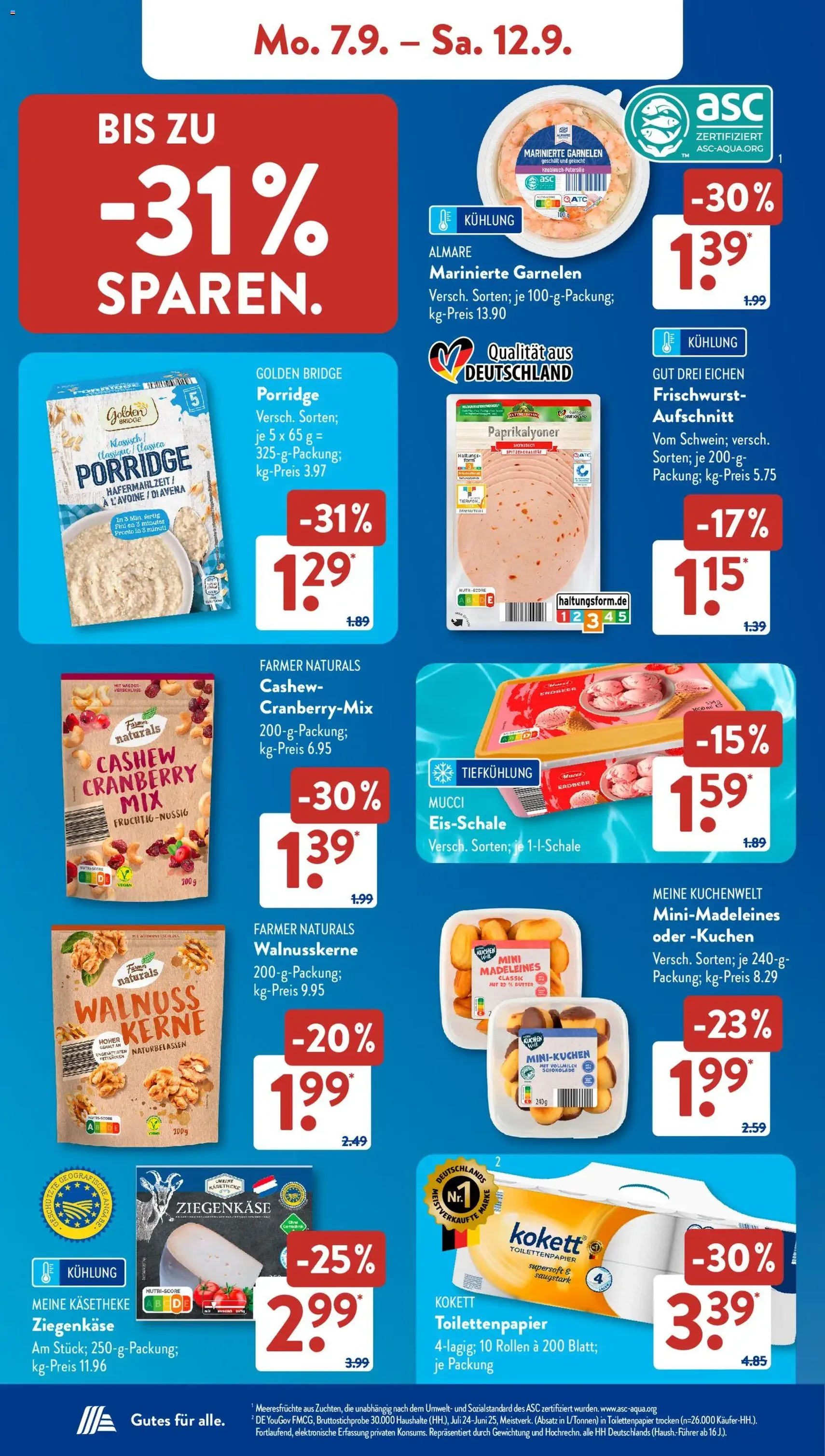 Aldi Süd Prospekt - Gültiger Prospekt ab 07.09.2026, Seite 7 von insgesamt 33