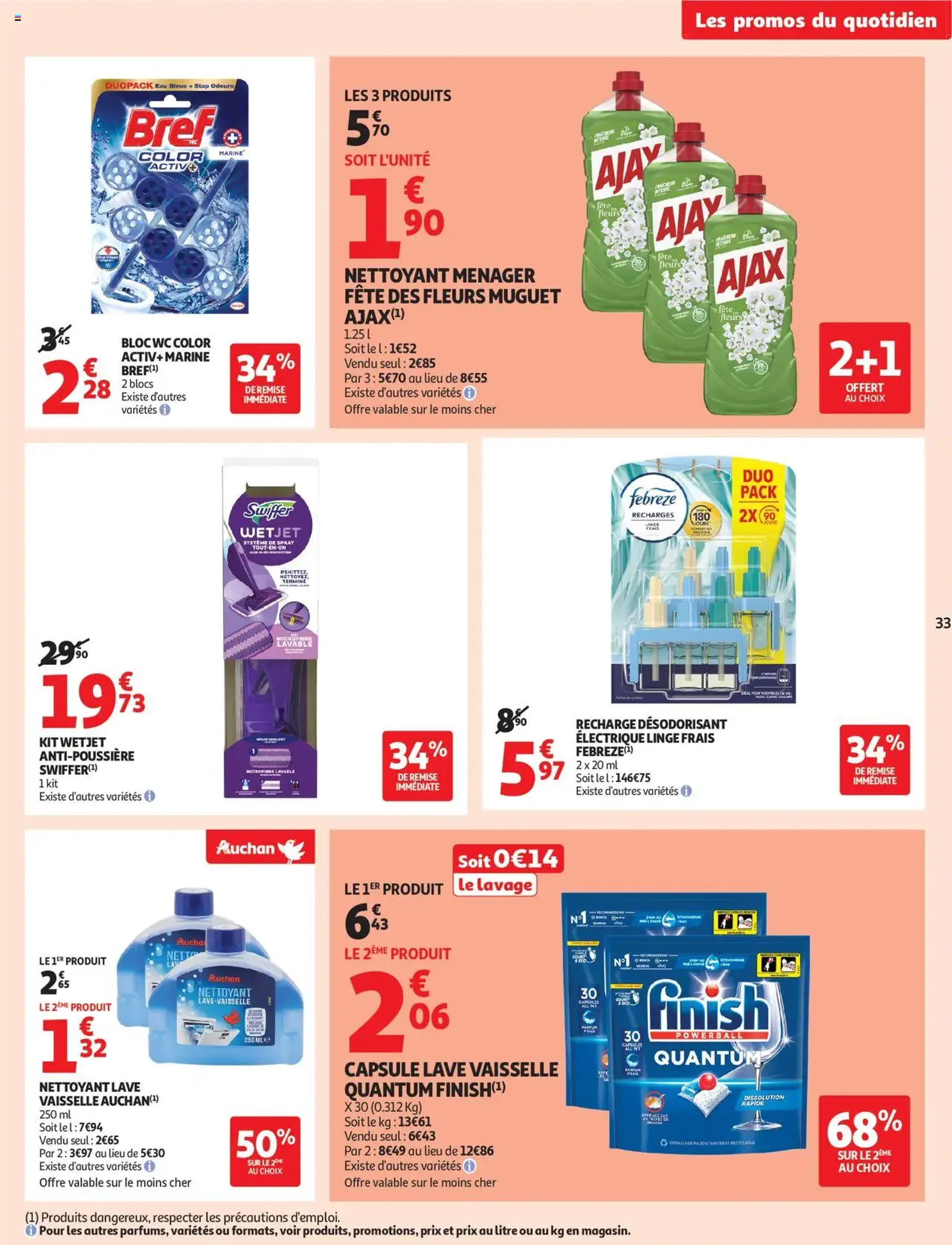 Auchan prospectus - brochure valable à partir du 29/07/2025, page 33 sur 49 Auchan prospectus - brochure valable à partir du 29/07/2025, page 33 sur 49