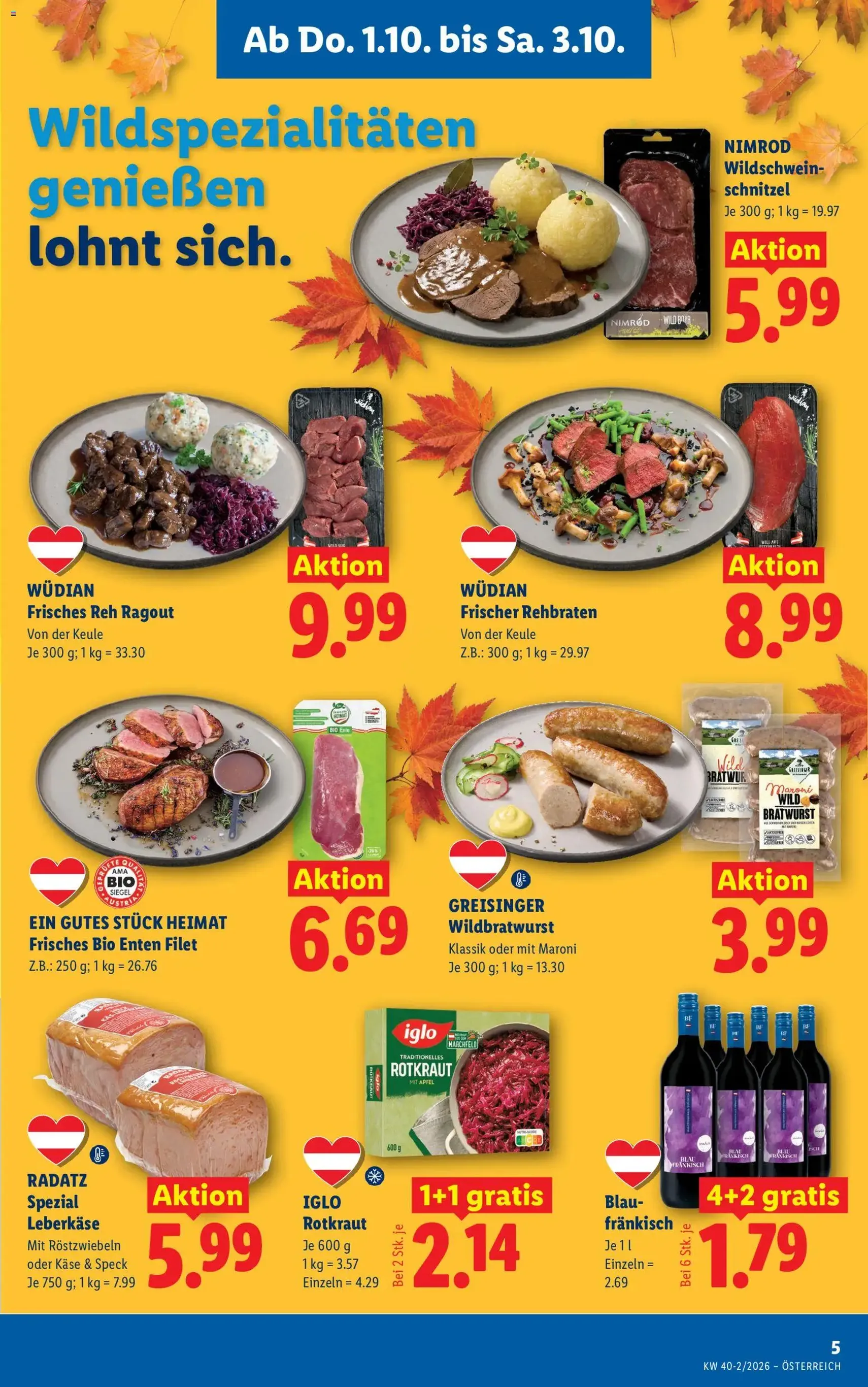Lidl - Flugblatt - Gültiger Prospekt ab 01.10.2026, Seite 7 von insgesamt 53