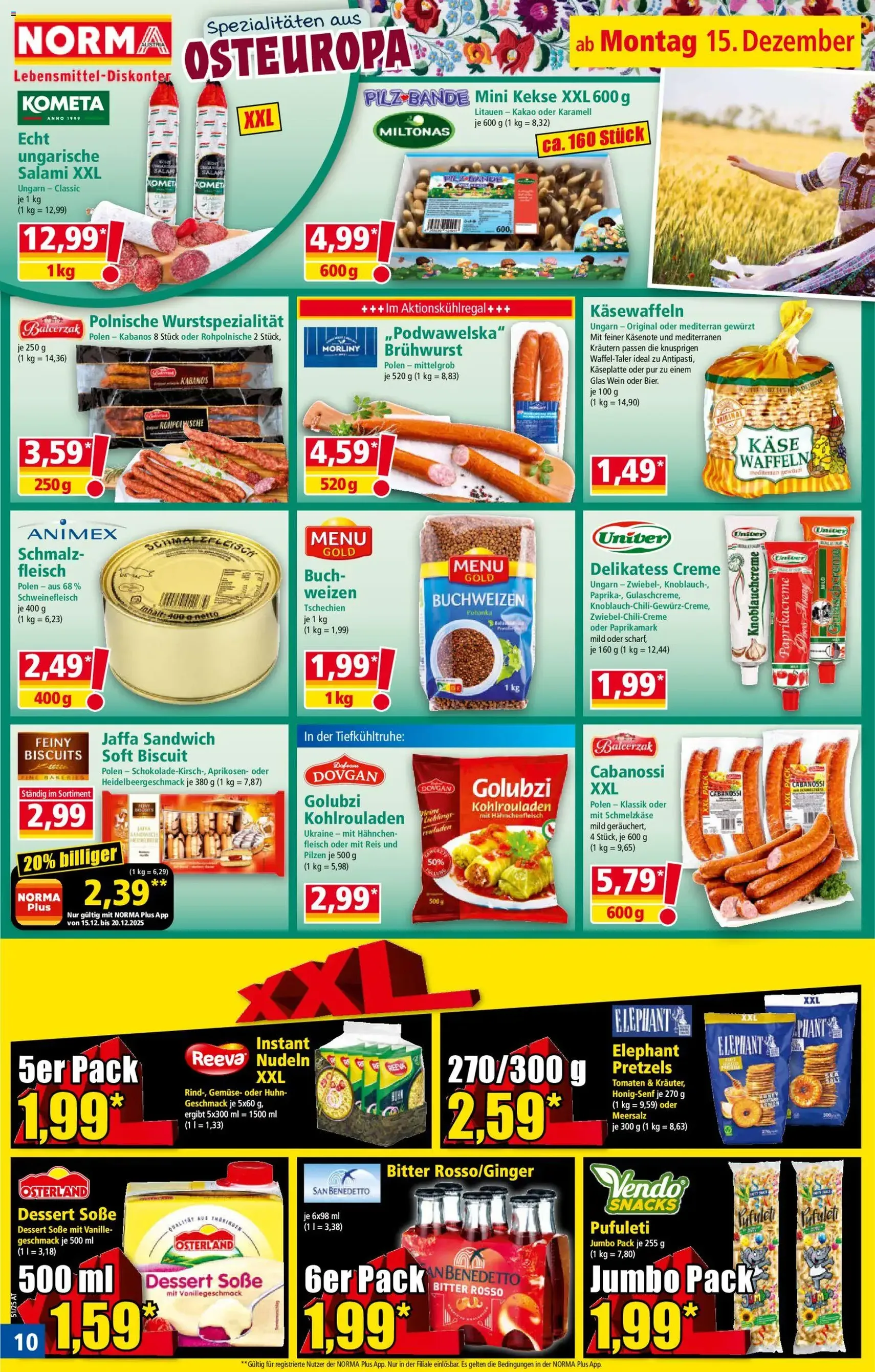 Norma Flugblatt - Gültiger Prospekt ab 15.12.2025, Seite 10 von insgesamt 18