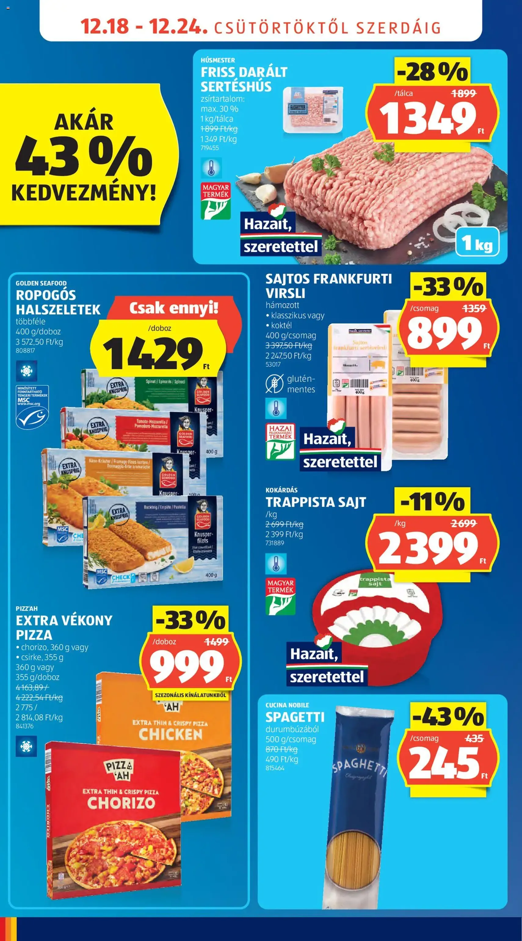 Aldi Akciós újság - 2025.12.18. érvényes szórólap 14 oldal 58 oldalból