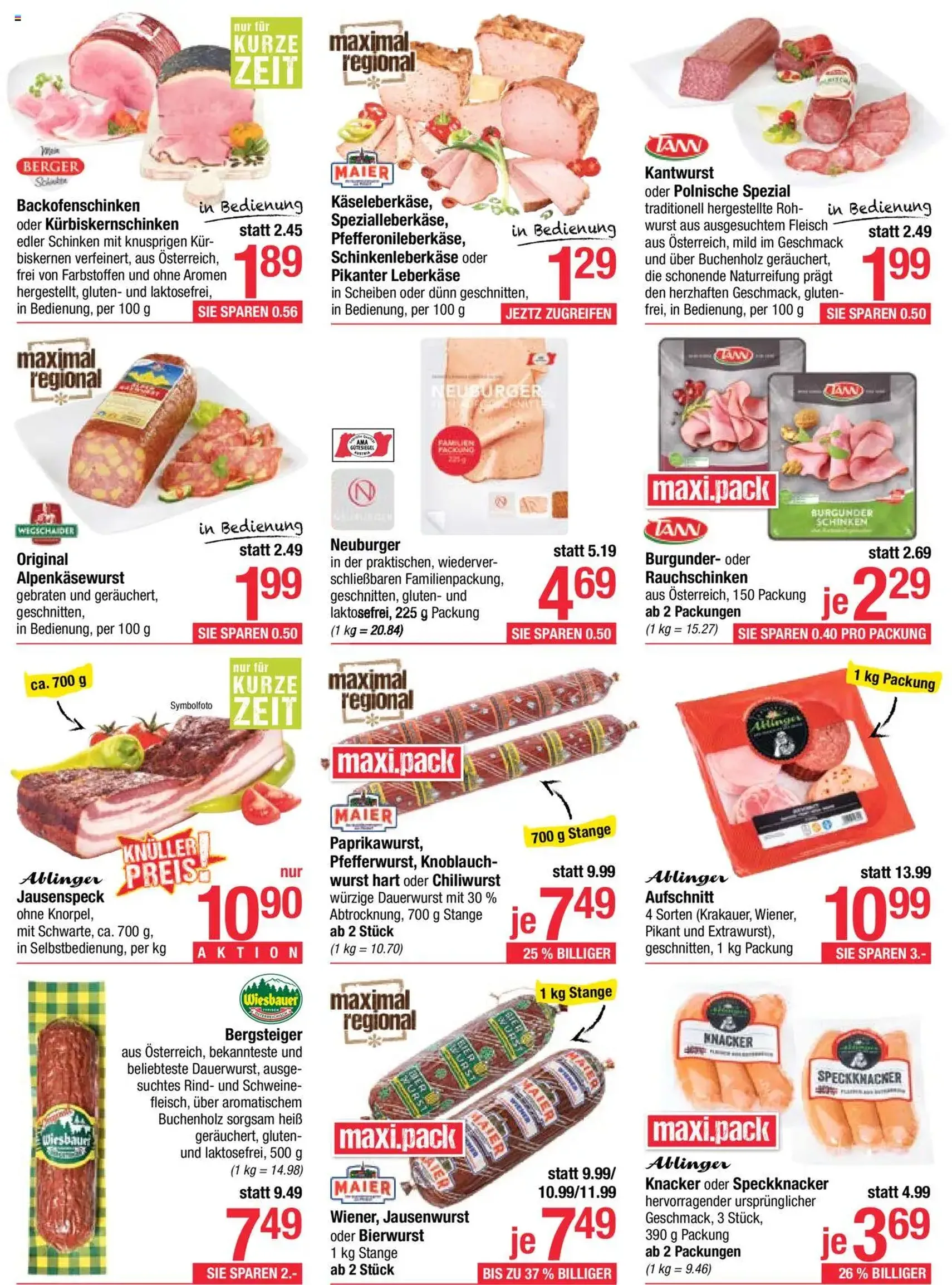 Maximarkt Flugblatt - Gültiger Prospekt ab 25.08.2025, Seite 9 von insgesamt 28 Maximarkt Flugblatt - Gültiger Prospekt ab 25.08.2025, Seite 9 von insgesamt 28