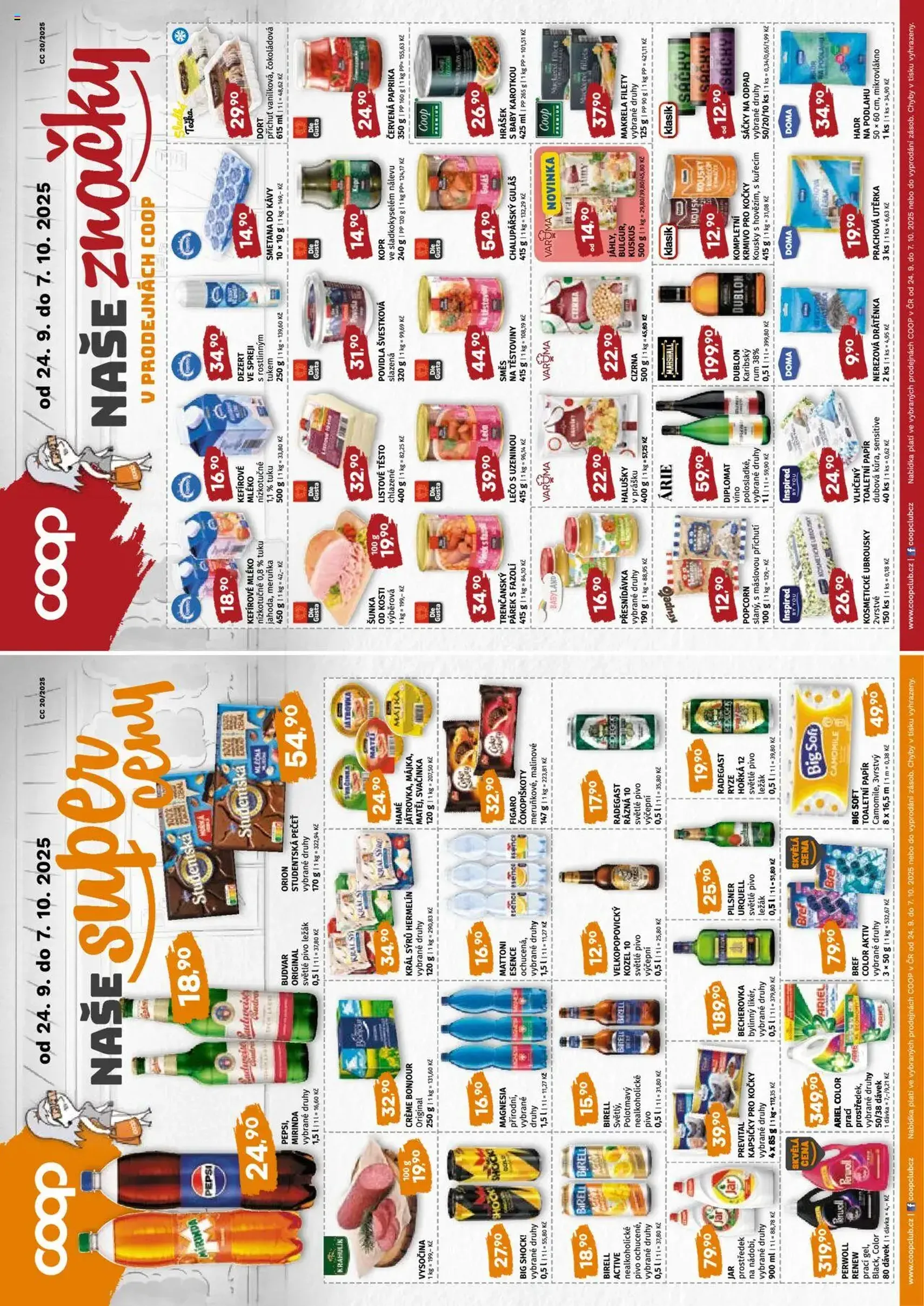 Coop leták - Západočeský region - platný leták od 24.09.2025 strana 4 z 4