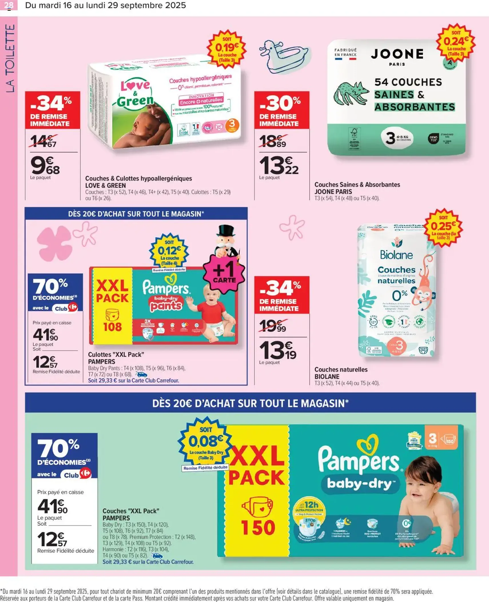 Carrefour Catalogue: Parents malins il n'y a pas de petites éconimies - brochure valable à partir du 16/09/2025, page 30 sur 44