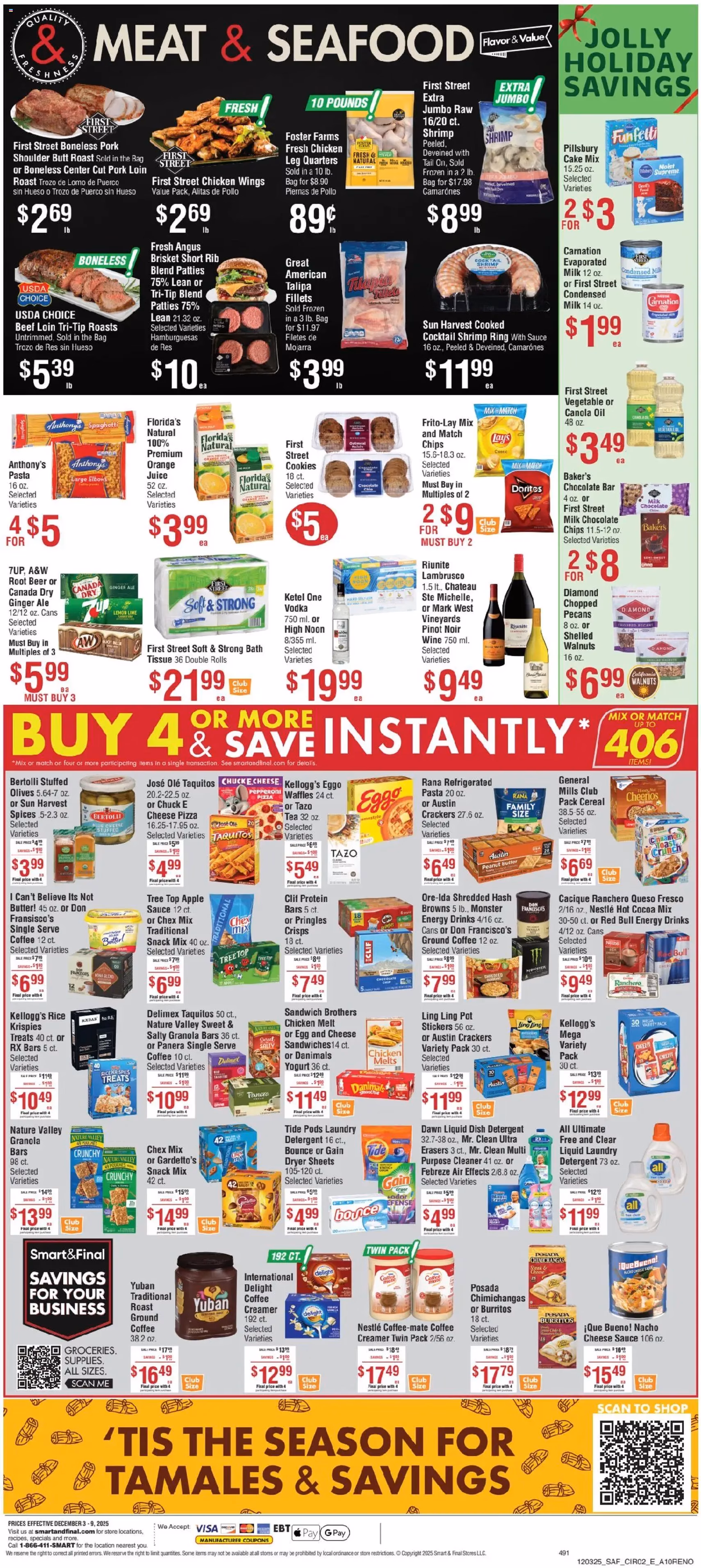 Smart & Final Weekly Ad - valid flyer from 12/03/2025, page 3 of 3