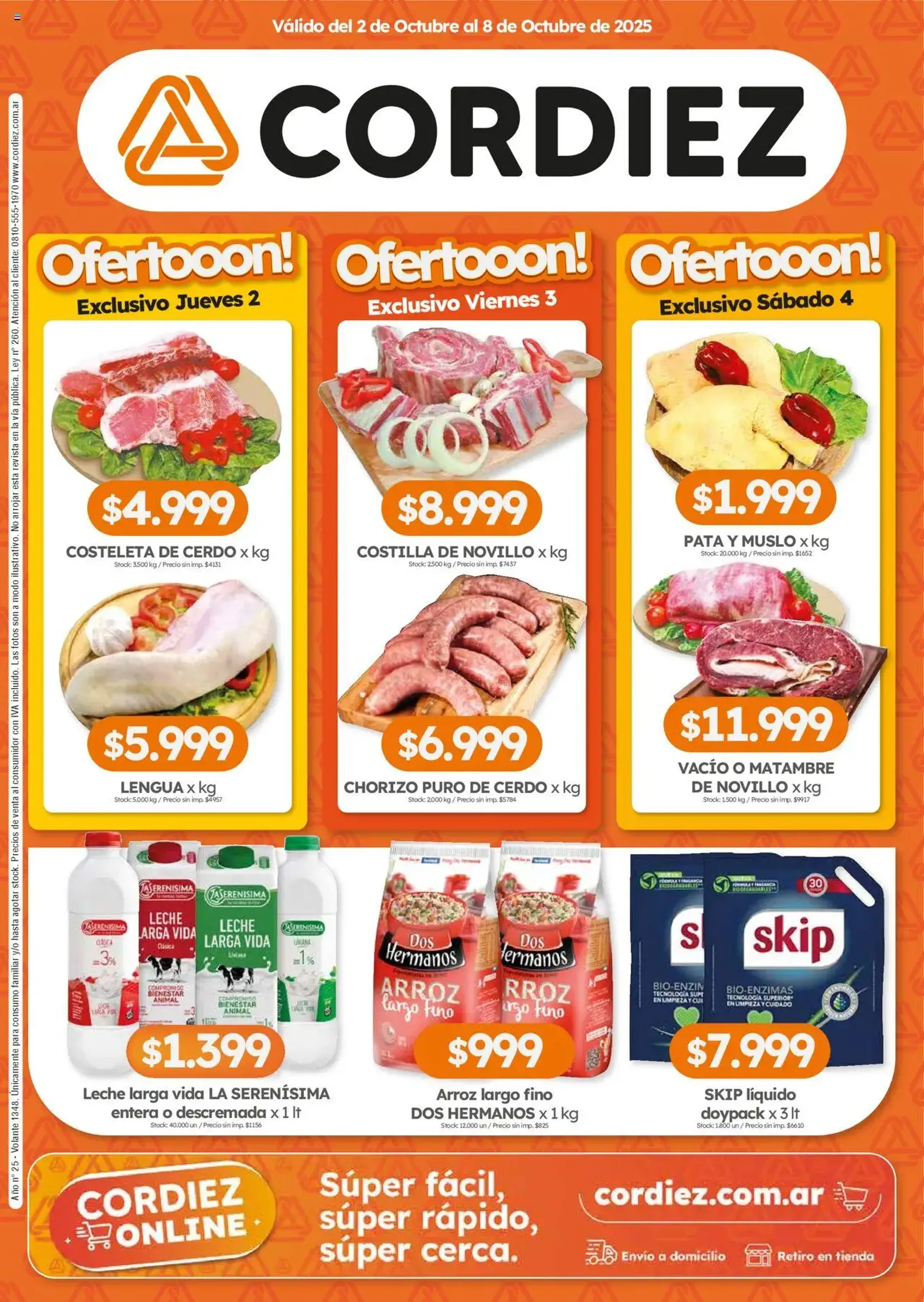 Cordiez ofertas - folleto válido desde 02/10/2025 página 1 de 8