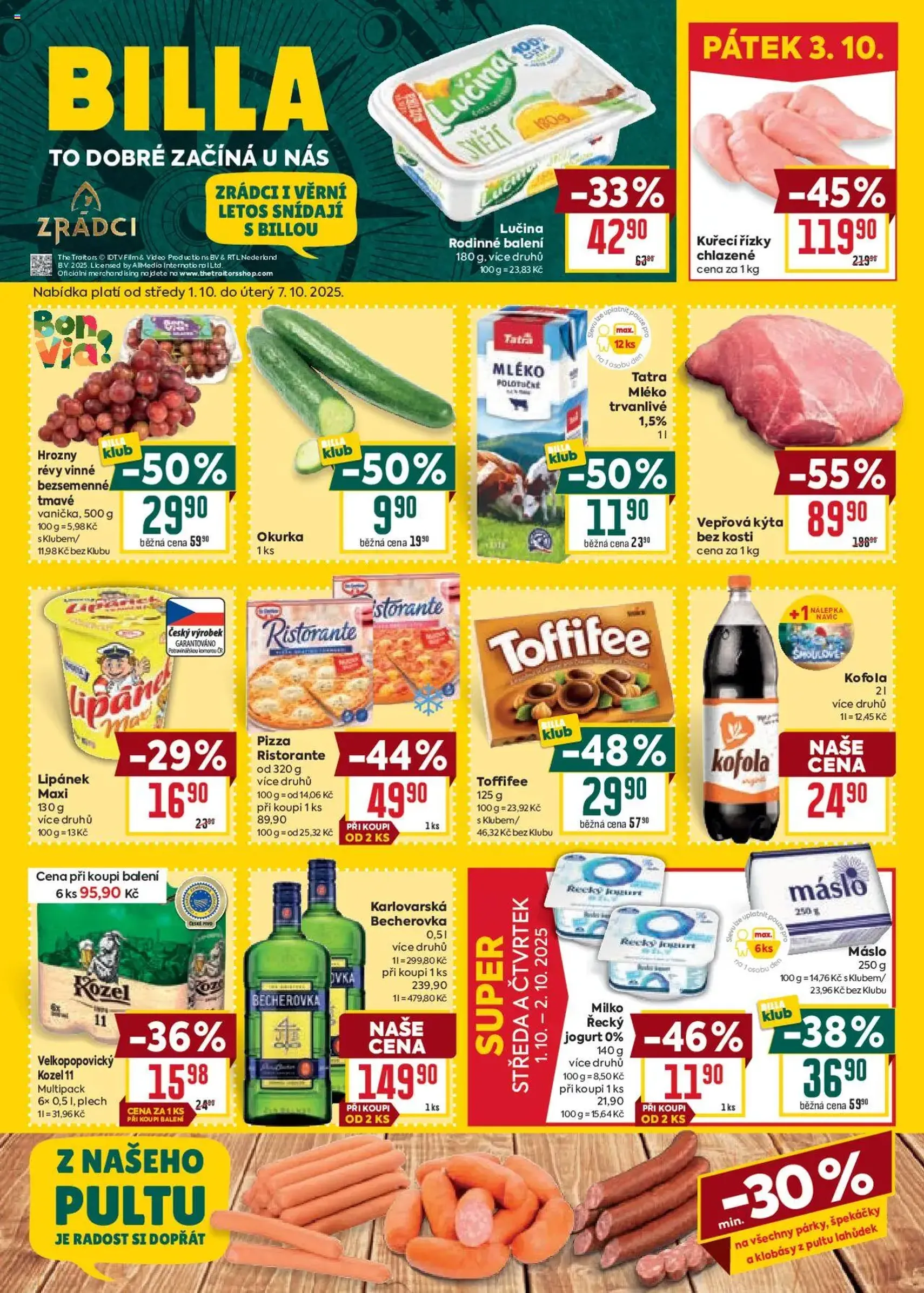 Billa Velký leták - platný leták od 01.10.2025 strana 1 z 38