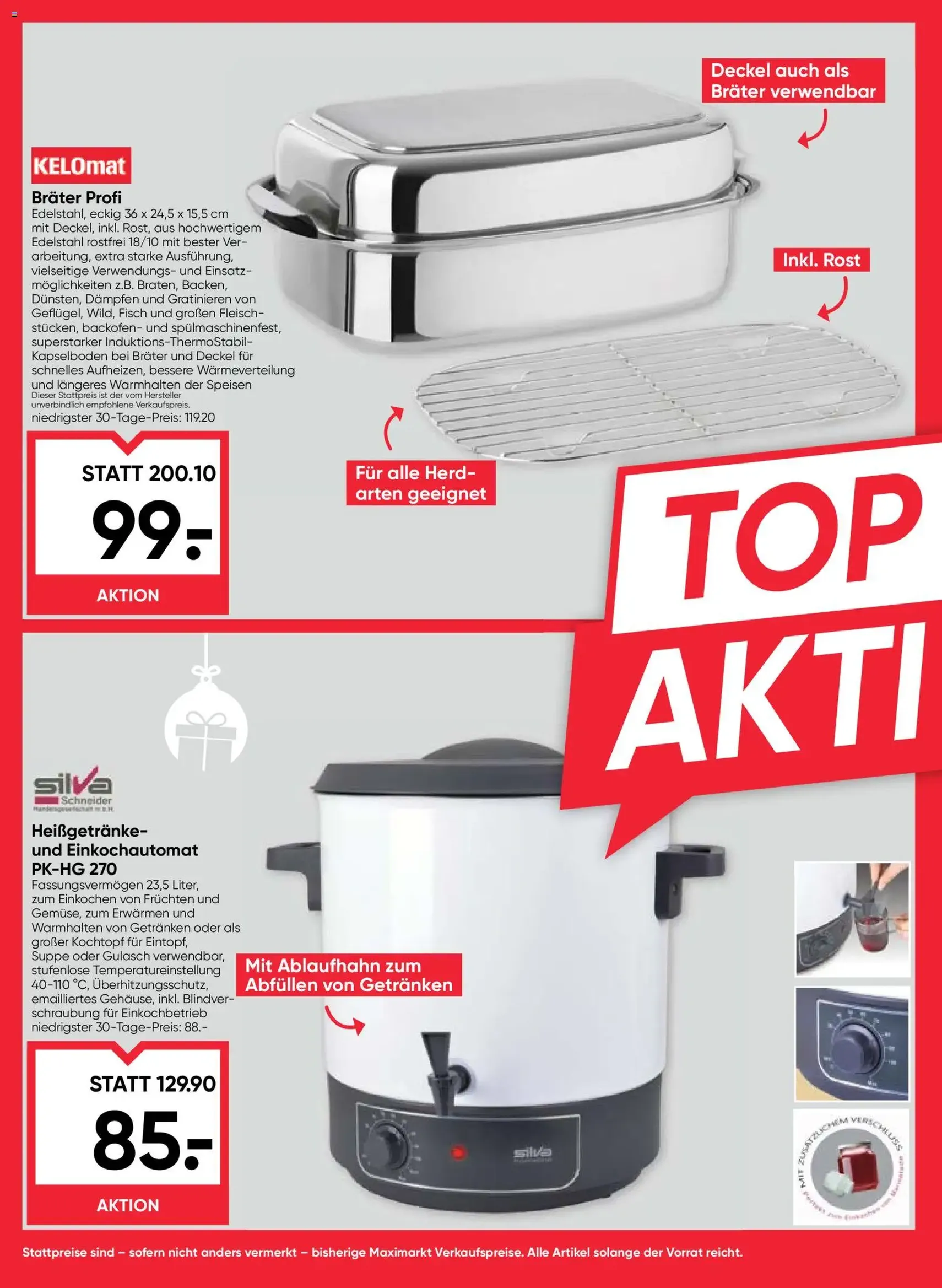 Maximarkt Flugblatt - Gültiger Prospekt ab 11.12.2025, Seite 30 von insgesamt 36