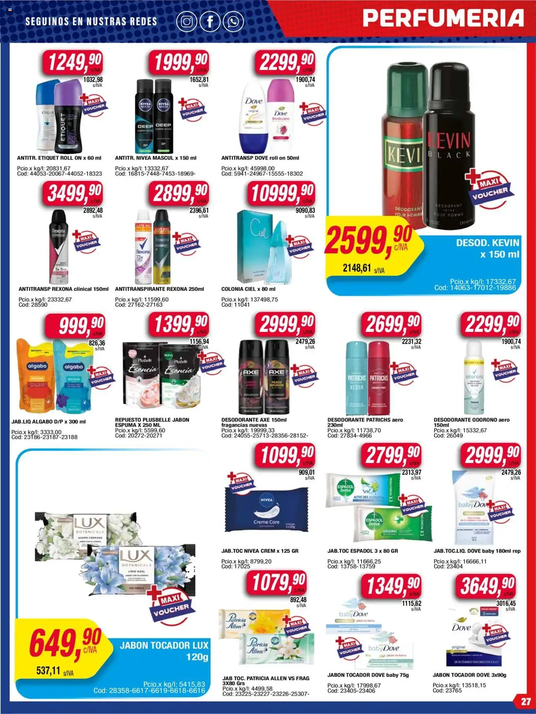 Maxiconsumo ofertas - folleto válido desde 21/07/2025 página 27 de 28 Maxiconsumo ofertas - folleto válido desde 21/07/2025 página 27 de 28