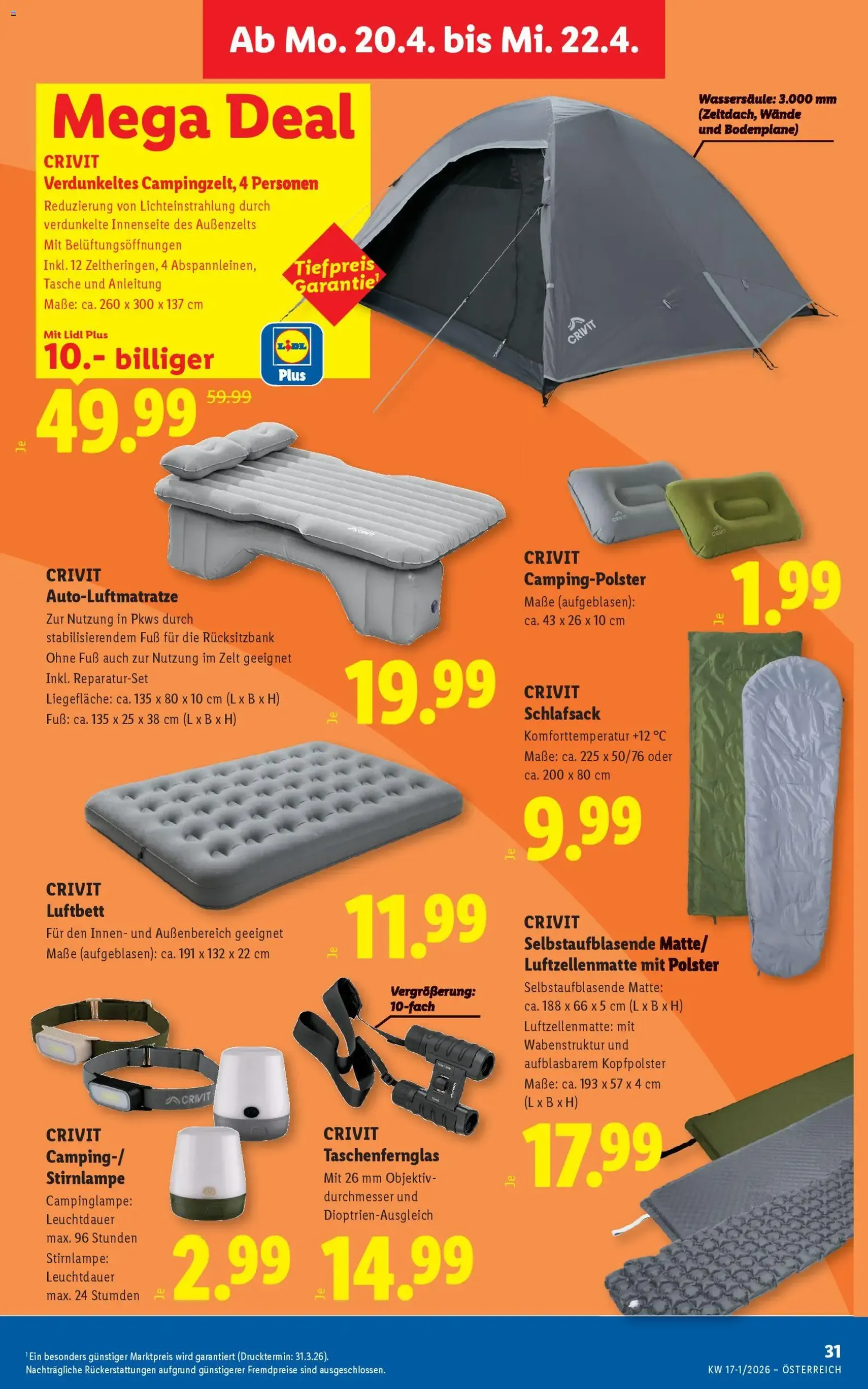 Lidl - Flugblatt - Gültiger Prospekt ab 16.04.2026, Seite 34 von insgesamt 49