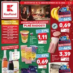 Kaufland SK Akciós újság - szórólap előnézete érvényes 2025.12.18. -tól