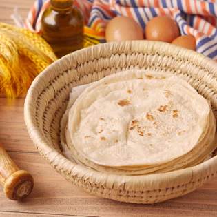 Previsualización de la receta Chapati al estilo vegano