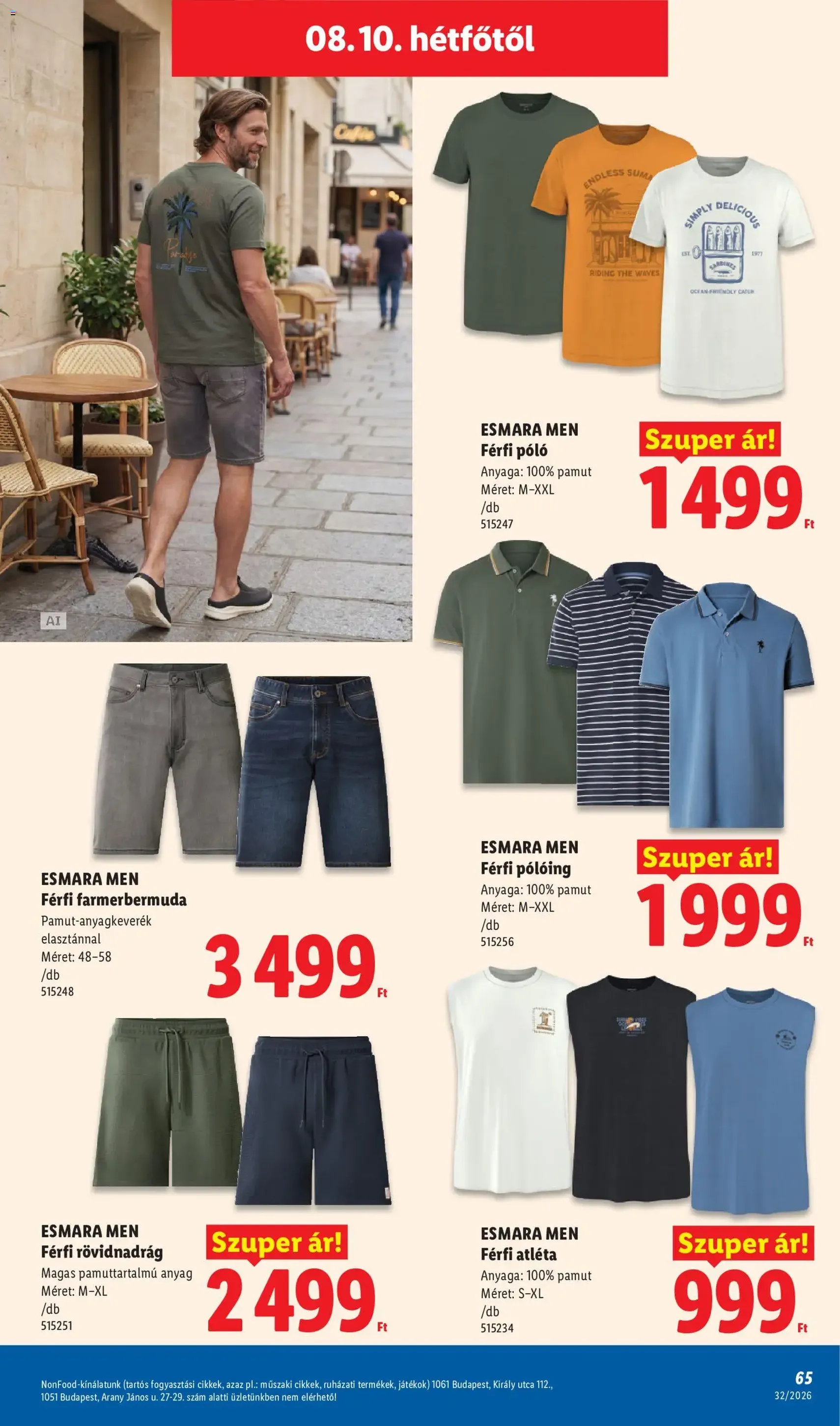 Lidl akciós újság - 2026.08.06. érvényes szórólap 65 oldal 80 oldalból