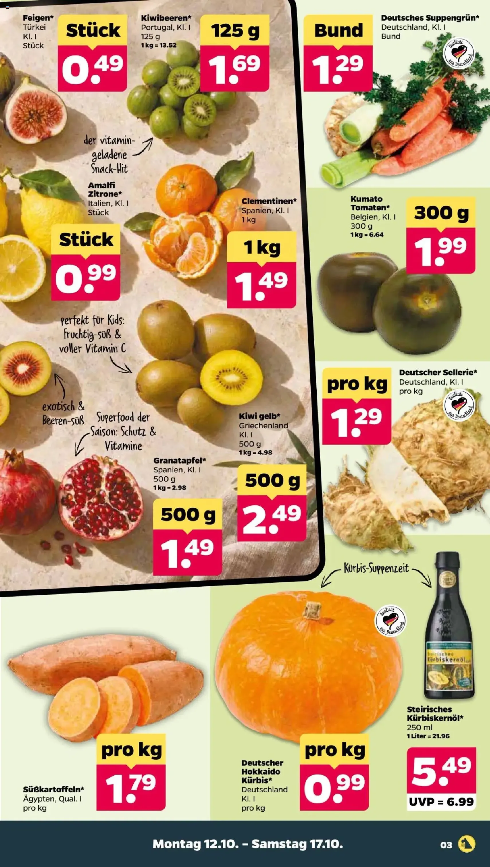 Netto Prospekt - Gültiger Prospekt ab 12.10.2026, Seite 3 von insgesamt 39