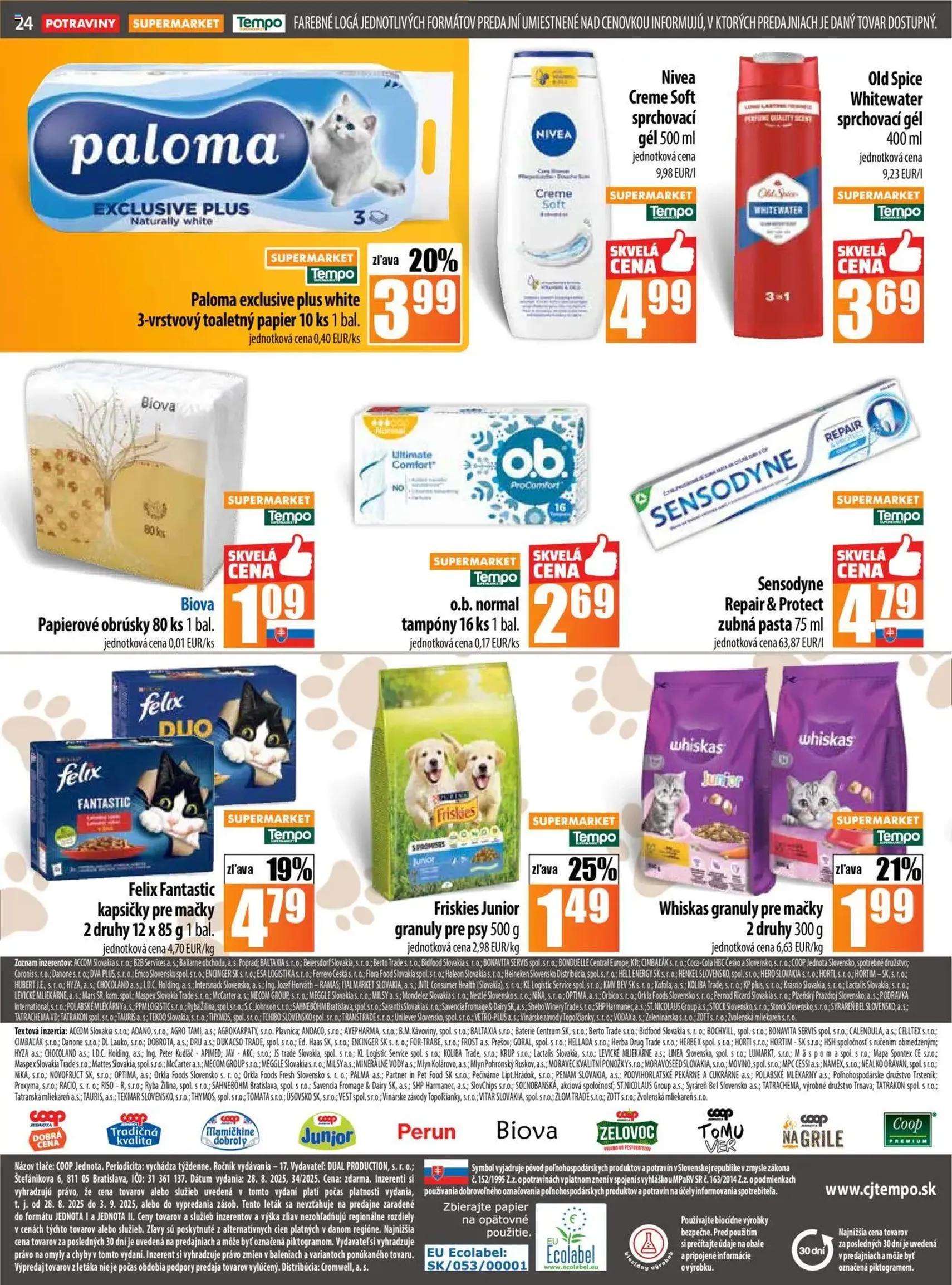 COOP Jednota leták - platný leták od 28.08.2025 strana 24 z 28 COOP Jednota leták - platný leták od 28.08.2025 strana 24 z 28