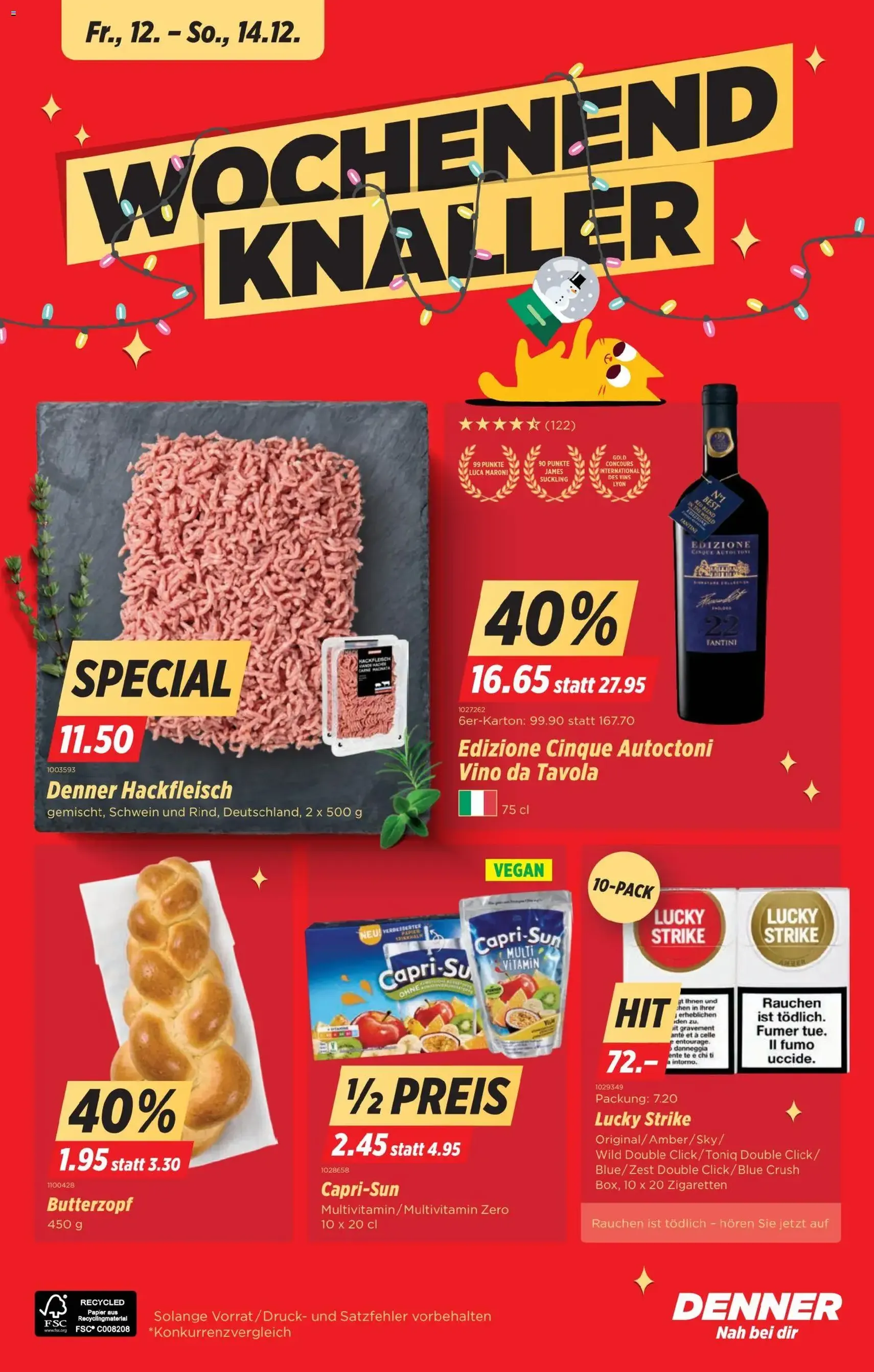 Denner Aktionen - Gültiger Prospekt ab 09.12.2025, Seite 24 von insgesamt 24