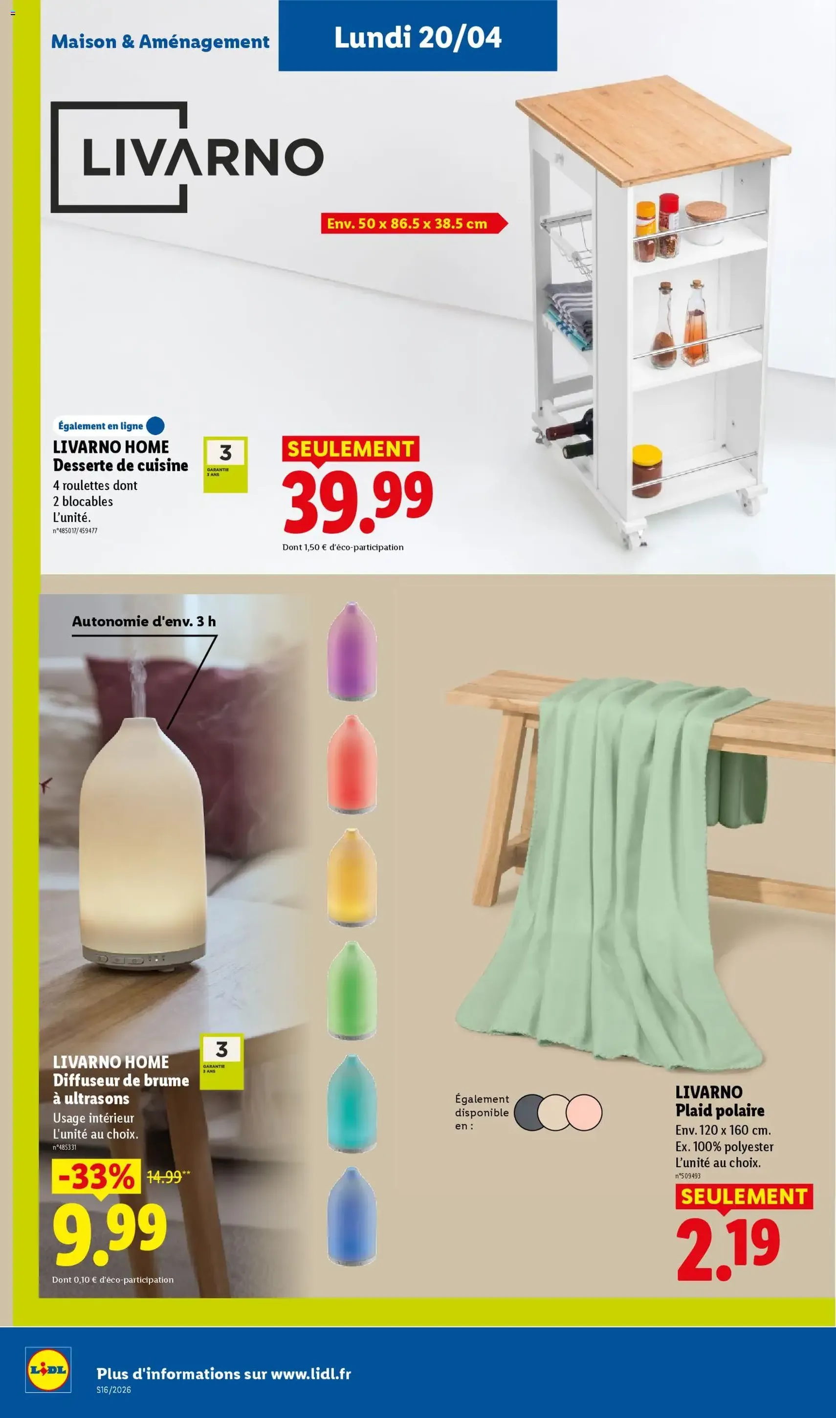 LIDL catalogue - brochure valable à partir du 16/04/2026, page 52 sur 67