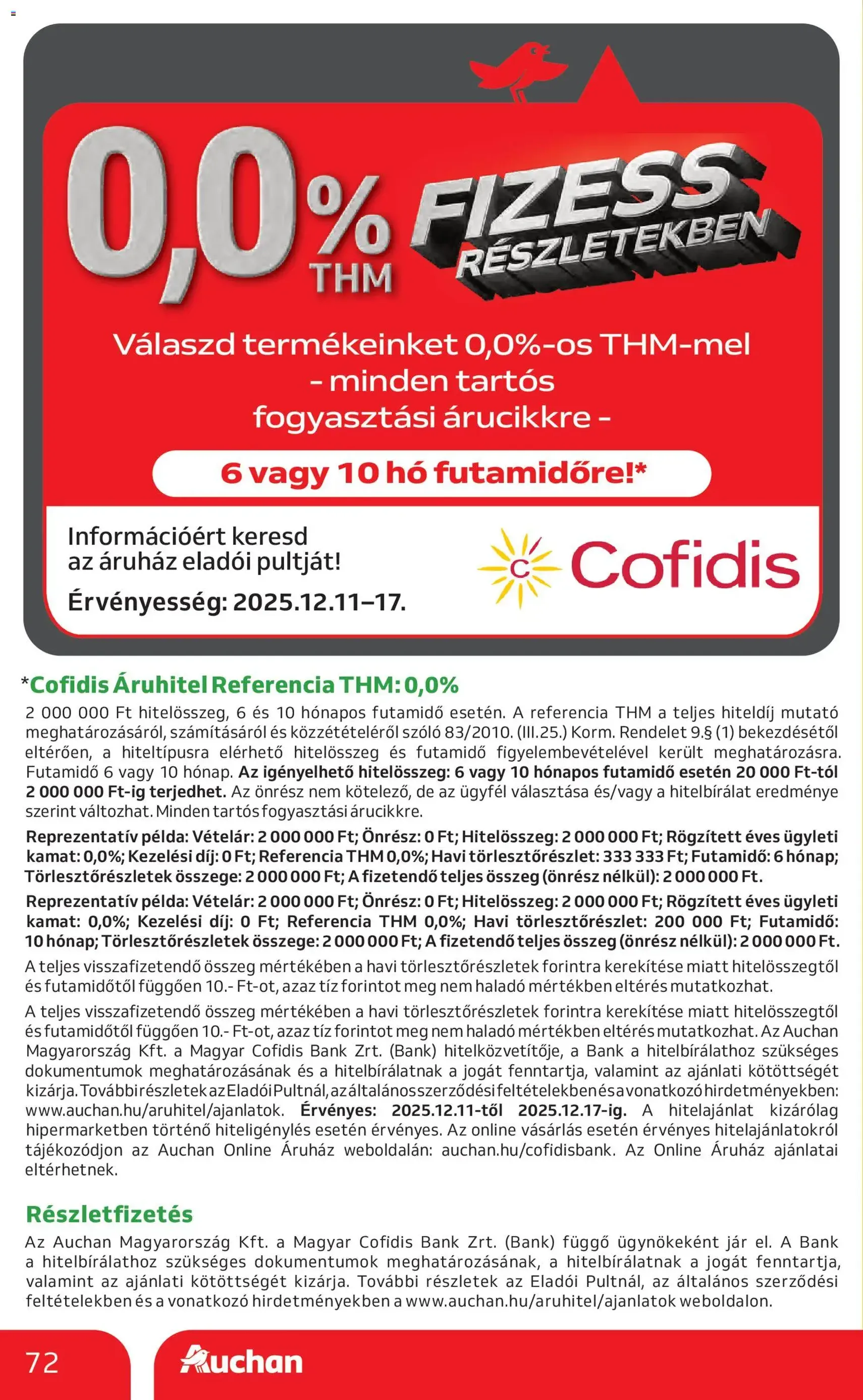 Auchan Akciós újság - 2025.12.11. érvényes szórólap 72 oldal 76 oldalból