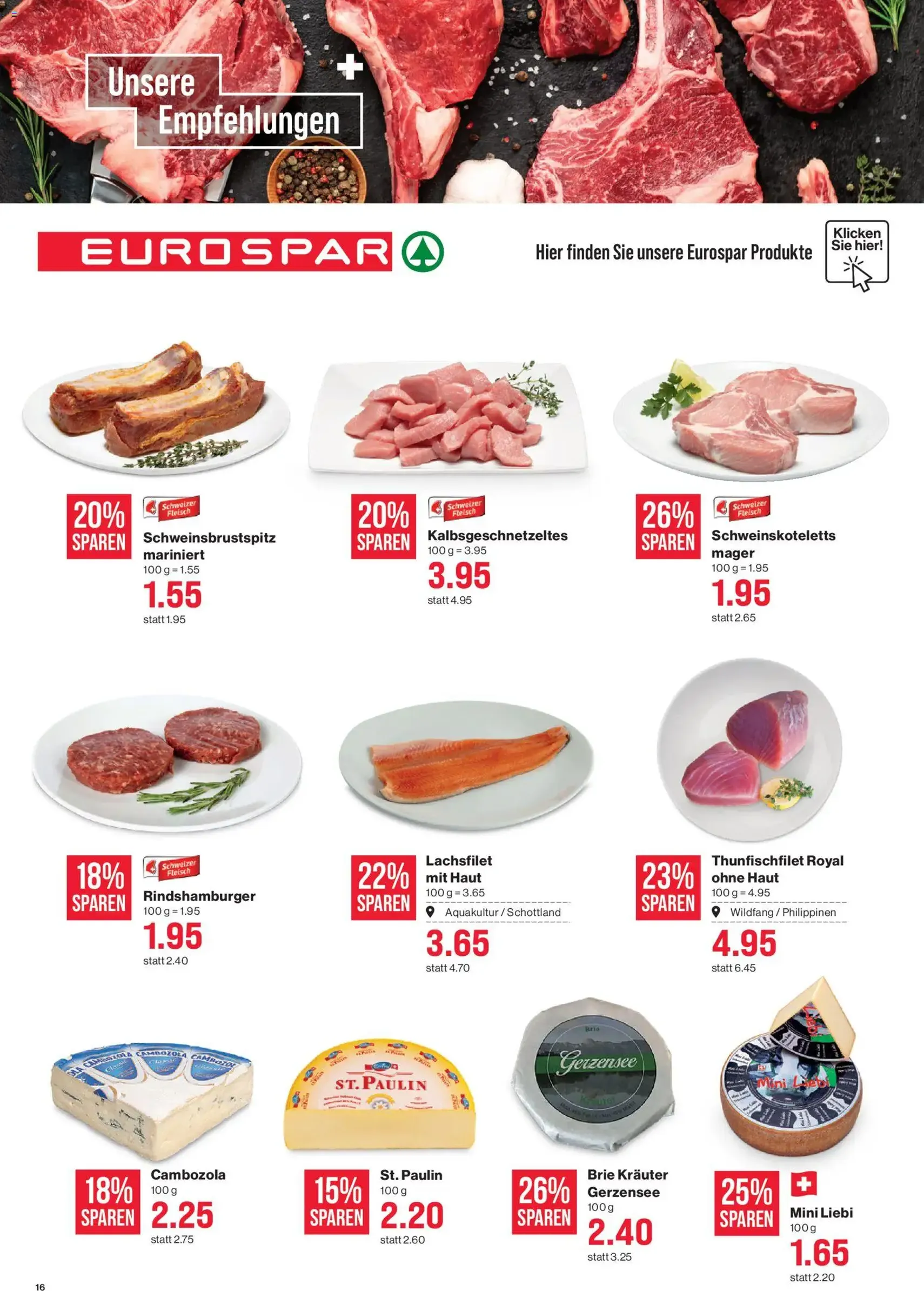 SPAR aktionen - Gültiger Prospekt ab 21.05.2026, Seite 16 von insgesamt 20