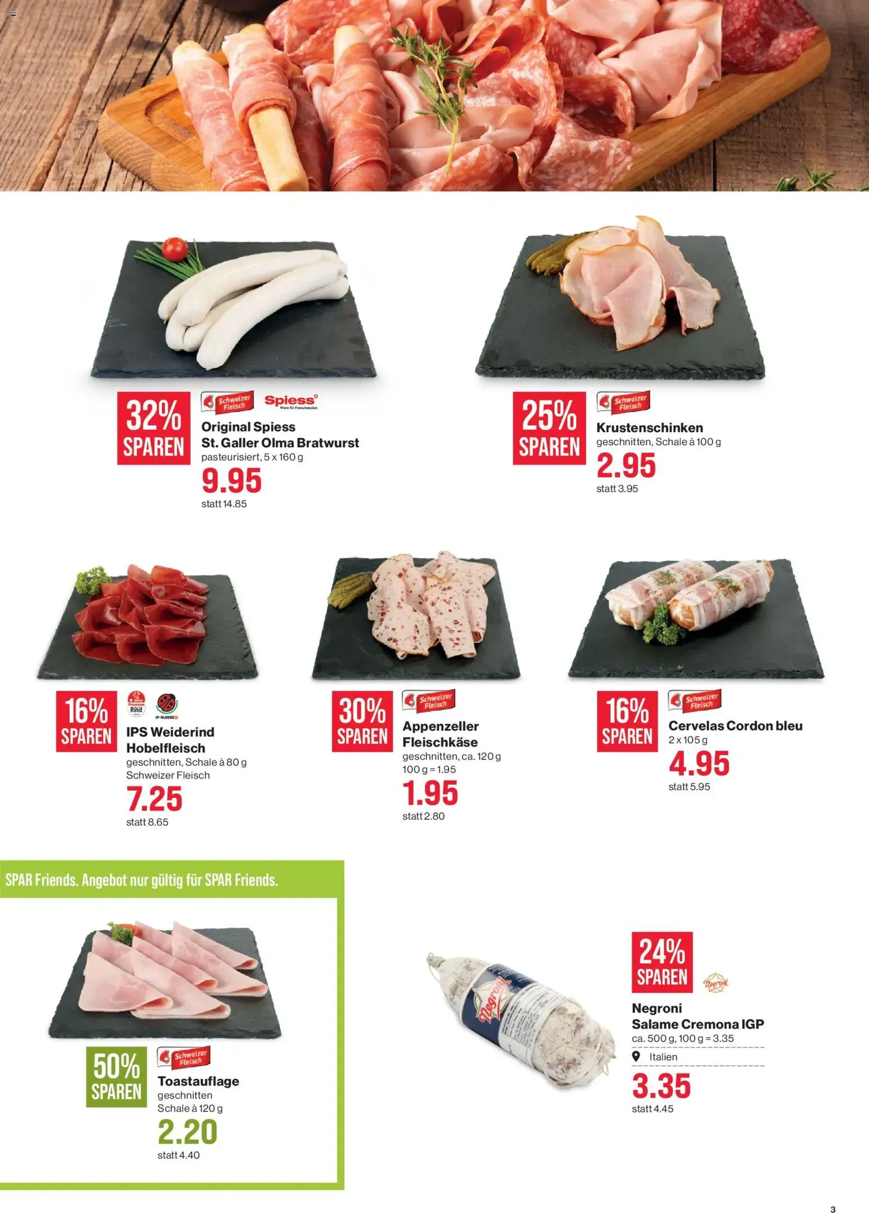 SPAR aktionen - Gültiger Prospekt ab 11.06.2026, Seite 3 von insgesamt 18