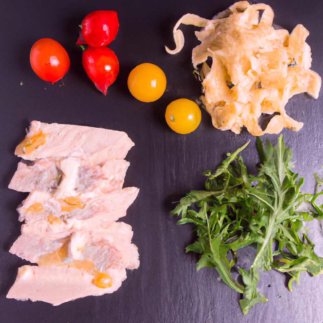 Pasta fredda con prosciutto crudo, rucola e pomodorini