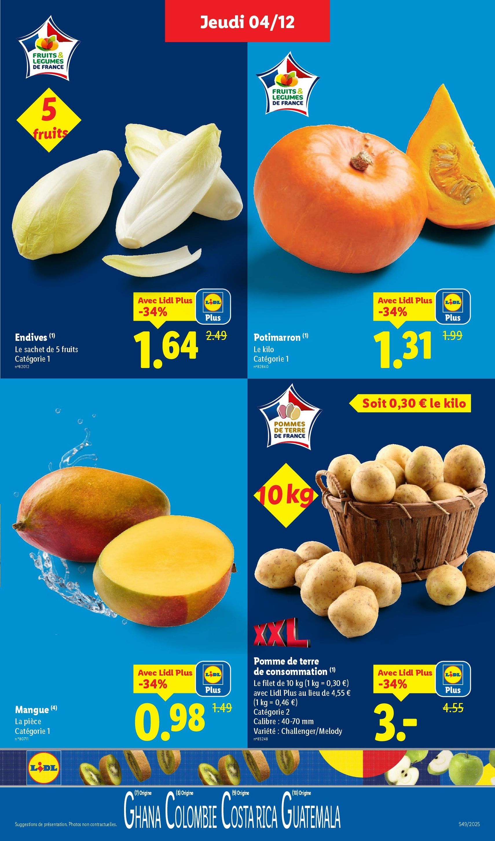LIDL catalogue semaine 49 - brochure valable à partir du 04/12/2025, page 3 sur 96