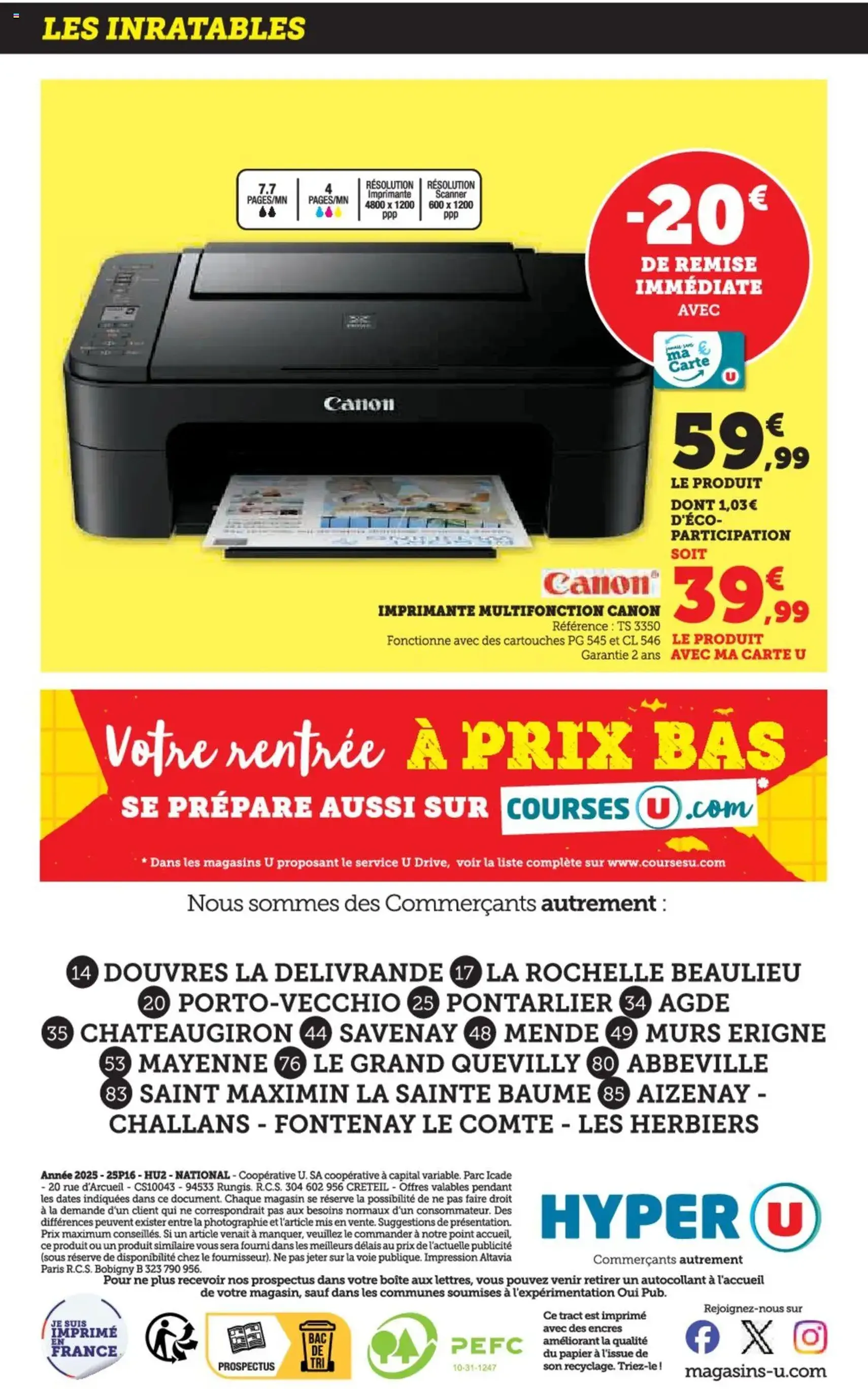 Hyper U catalogue - brochure valable à partir du 12/08/2025, page 96 sur 96 Hyper U catalogue - brochure valable à partir du 12/08/2025, page 96 sur 96