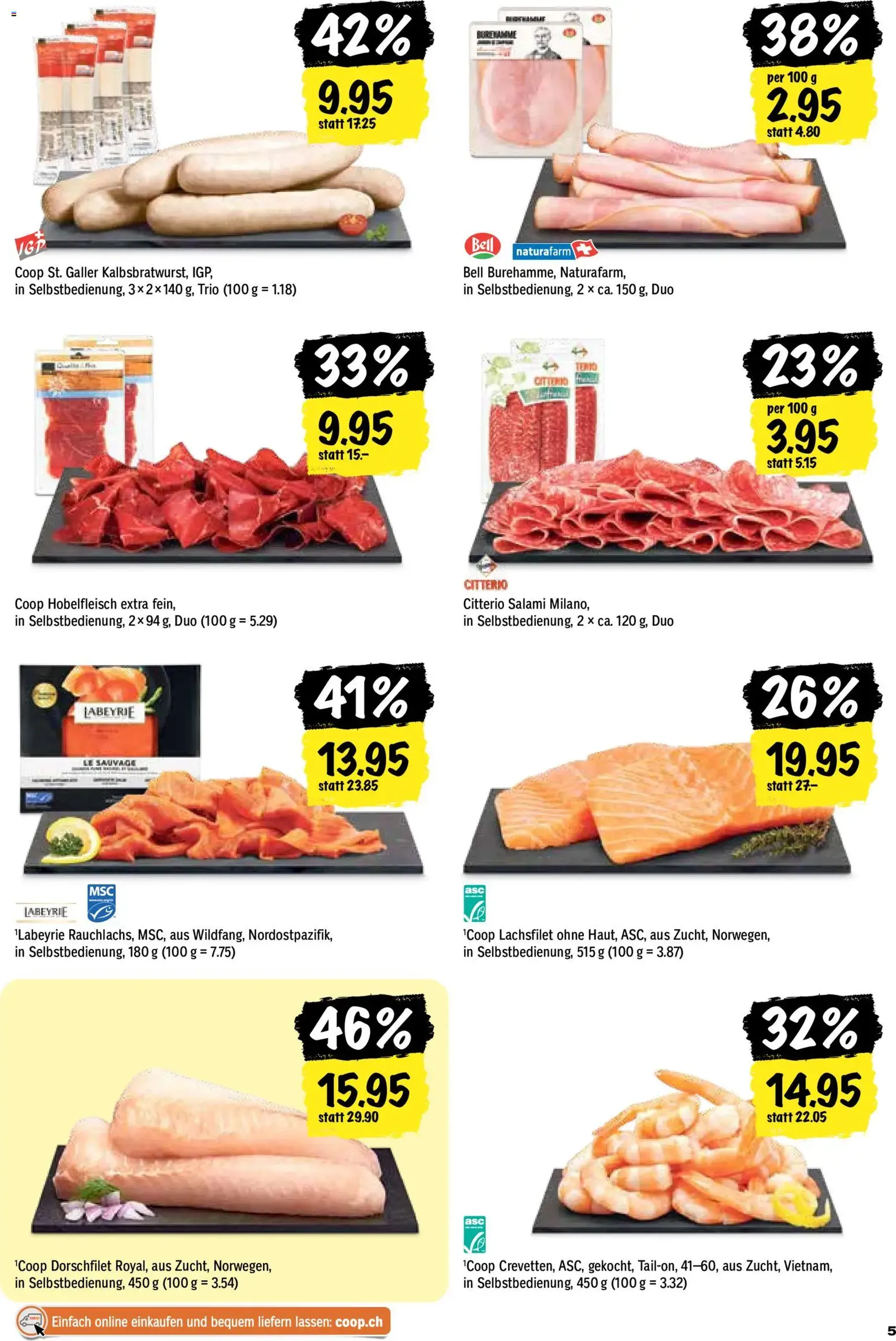 Coop aktionen - Gültiger Prospekt ab 09.07.2026, Seite 5 von insgesamt 24
