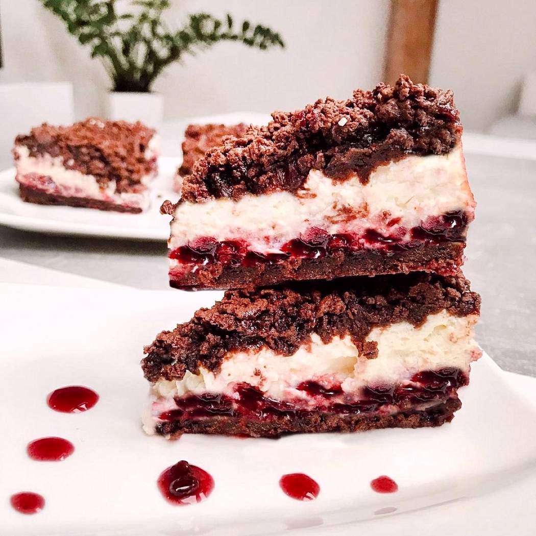 Meravigliosa torta di ricotta per il caffè