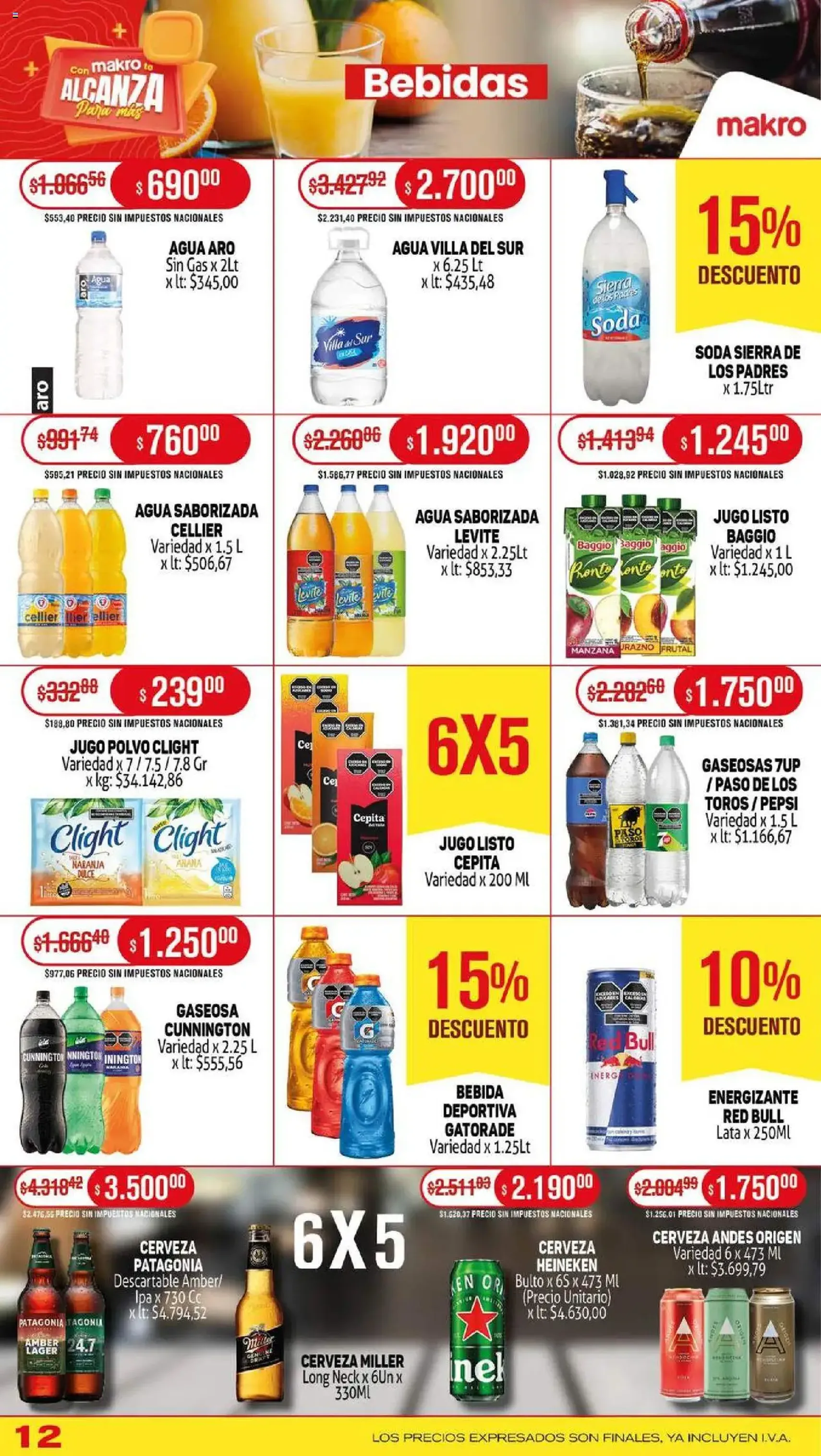 Makro ofertas - folleto válido desde 07/08/2025 página 12 de 19