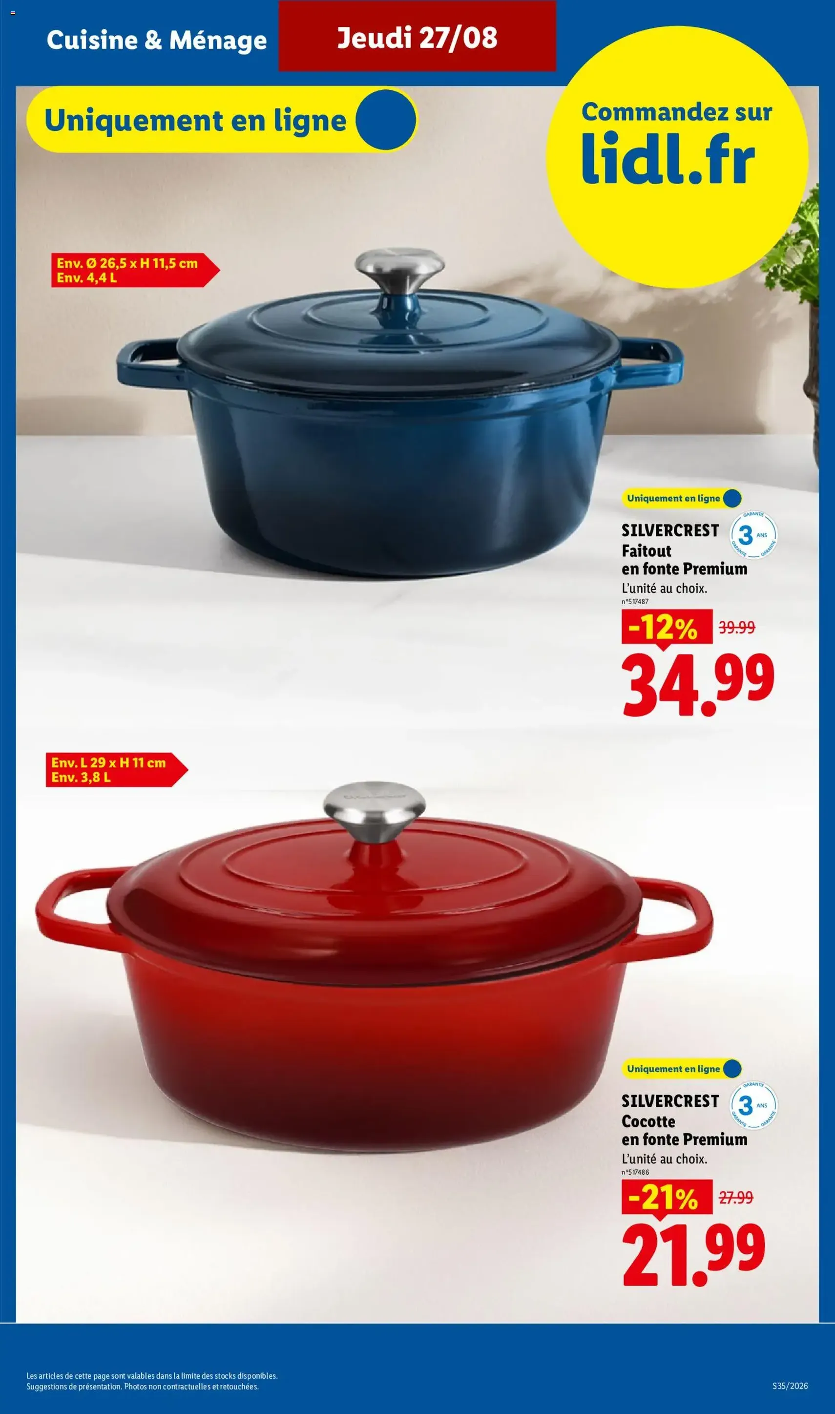 LIDL catalogue - brochure valable à partir du 27/08/2026, page 31 sur 61