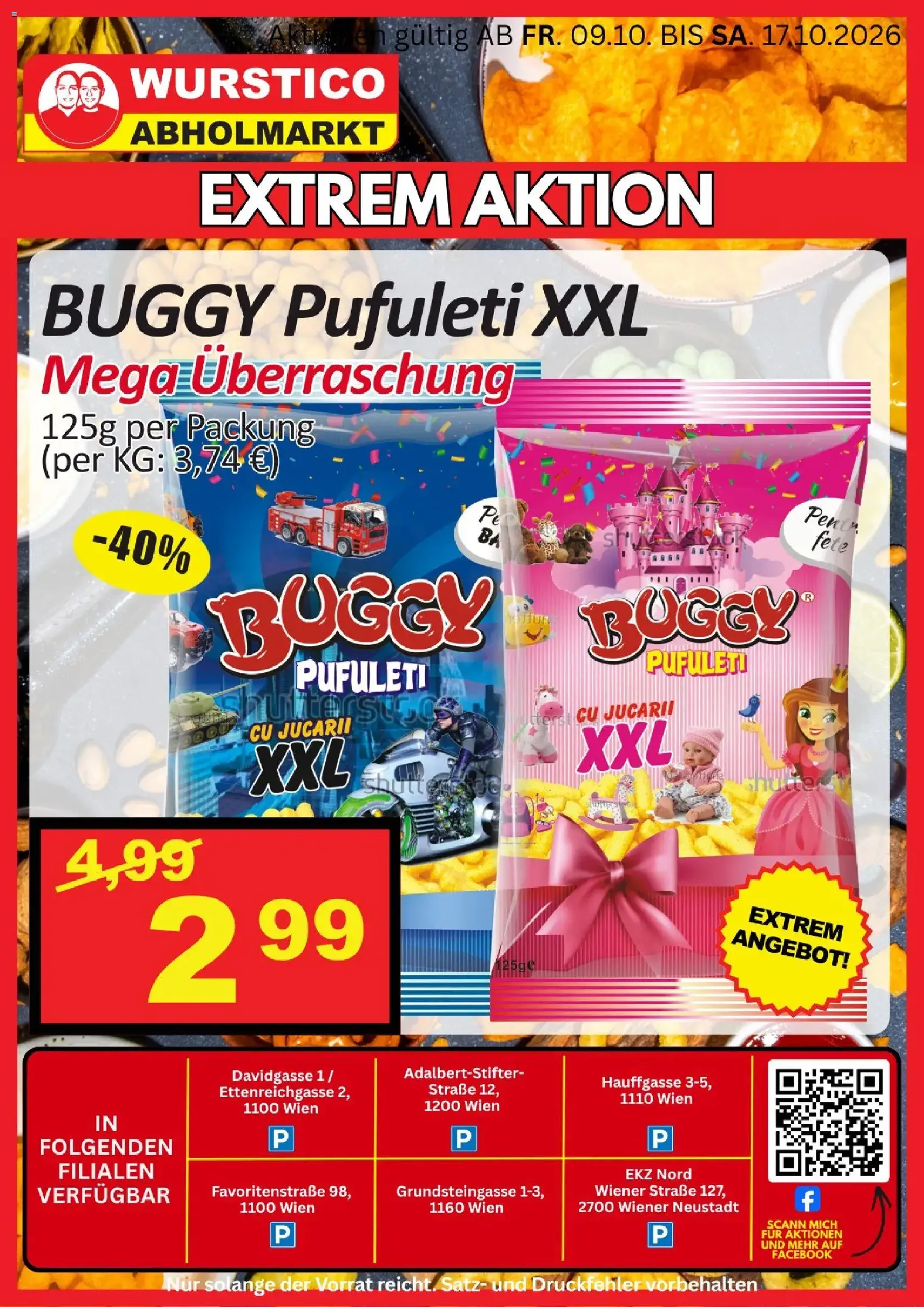 Wurstico Abholmarkt Flugblatt - Gültiger Prospekt ab 15.10.2026, Seite 3 von insgesamt 7