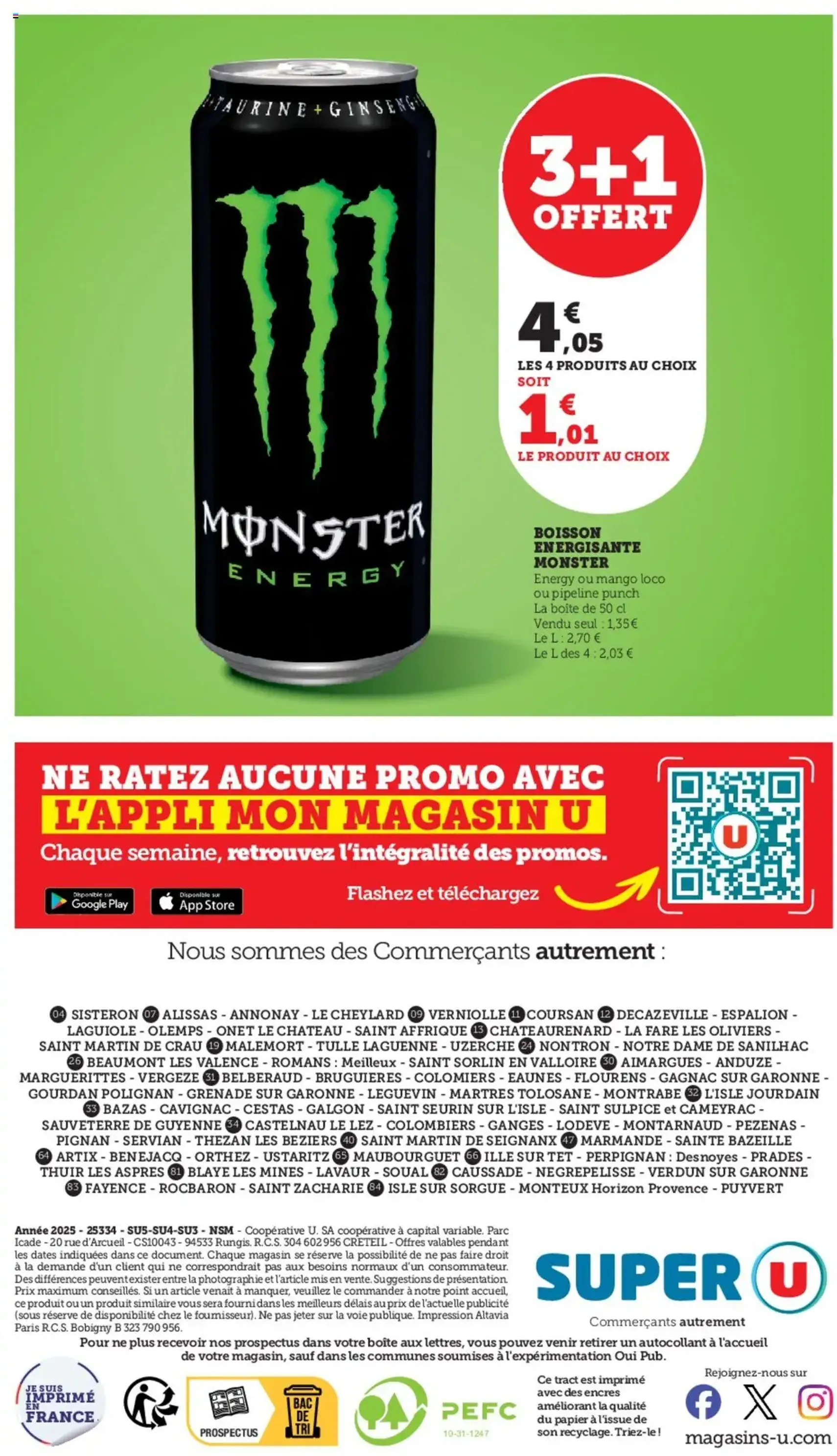 Super U catalogue - brochure valable à partir du 29/07/2025, page 24 sur 24 Super U catalogue - brochure valable à partir du 29/07/2025, page 24 sur 24