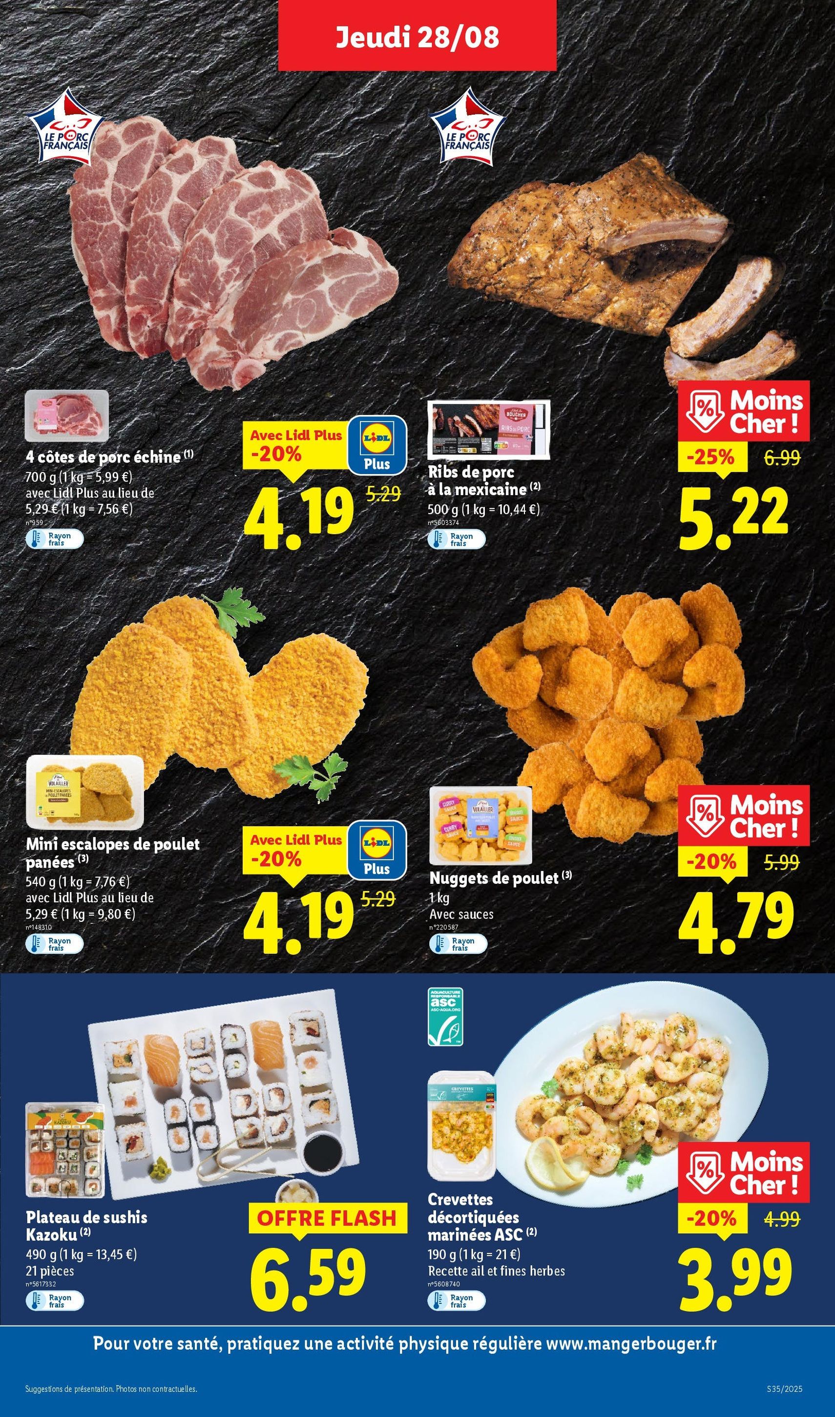 LIDL catalogue semaine 35 - brochure valable à partir du 28/08/2025, page 5 sur 73 LIDL catalogue semaine 35 - brochure valable à partir du 28/08/2025, page 5 sur 73