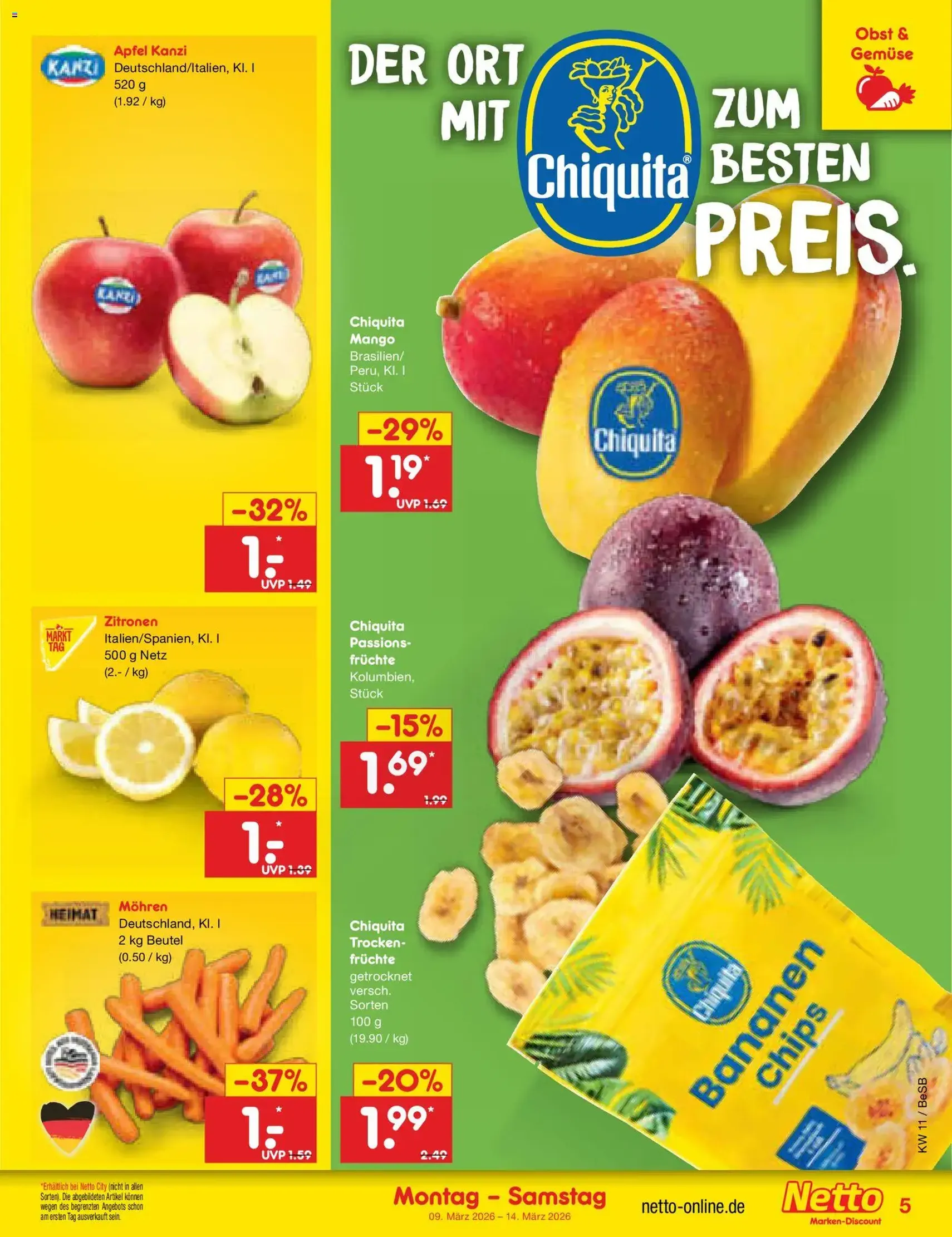 Netto Marken-Discount Prospekt - Gültiger Prospekt ab 09.03.2026, Seite 5 von insgesamt 60