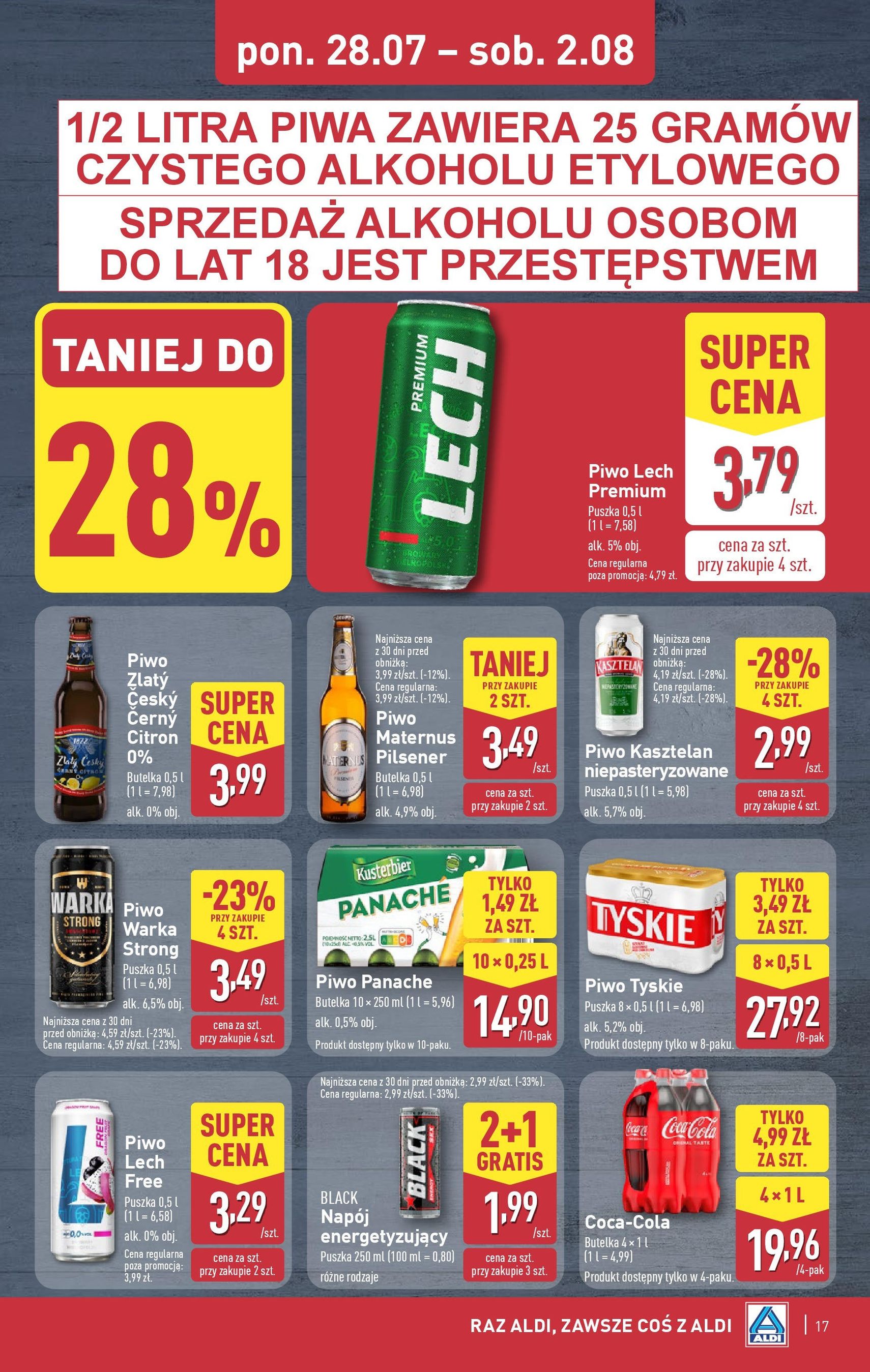 Aldi Gazetka - ważny gazetka od 28.07.2025 strona 17 z 42 Aldi Gazetka - ważny gazetka od 28.07.2025 strona 17 z 42