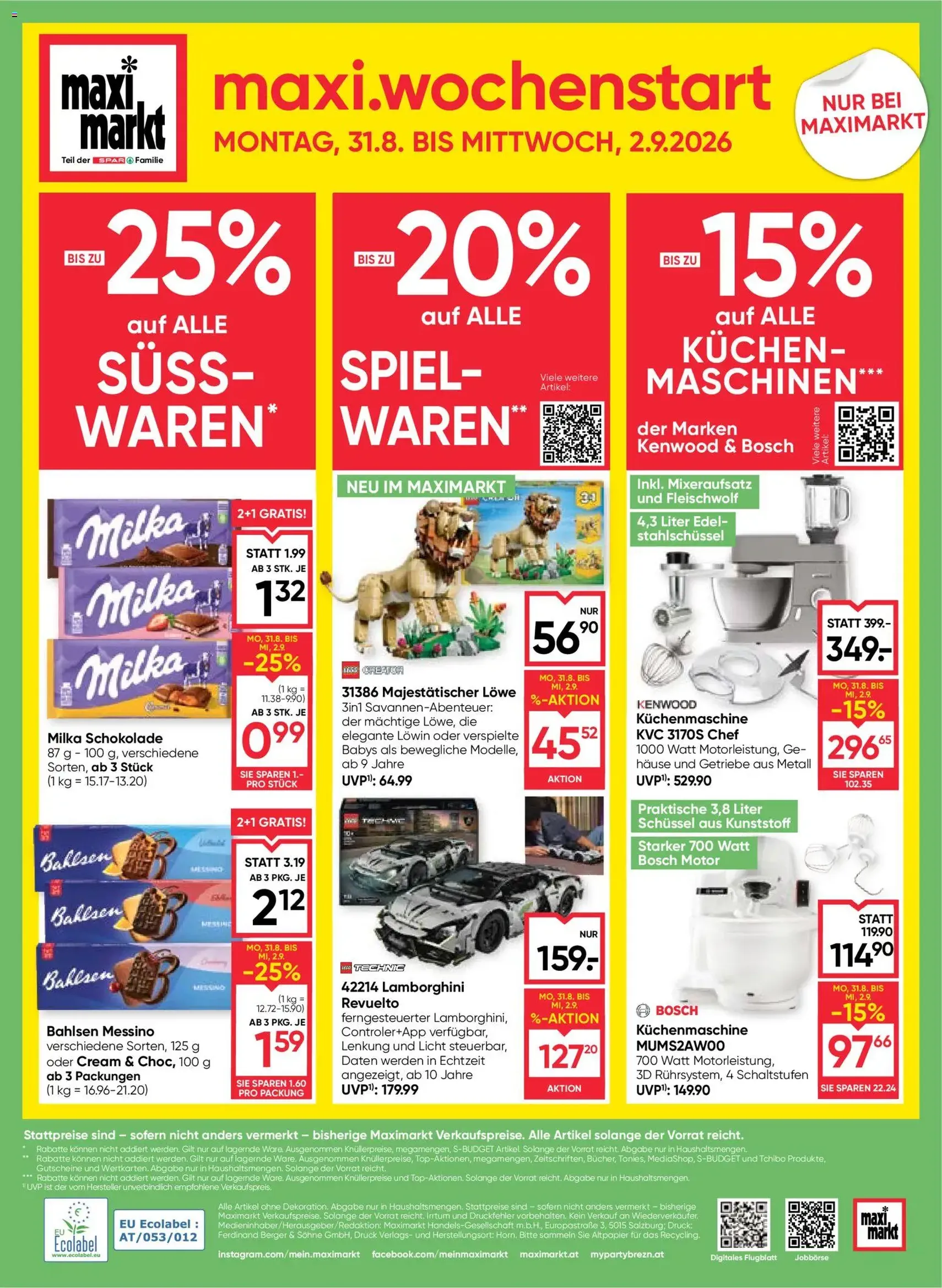 Maximarkt Flugblatt - Gültiger Prospekt ab 27.08.2026, Seite 24 von insgesamt 24