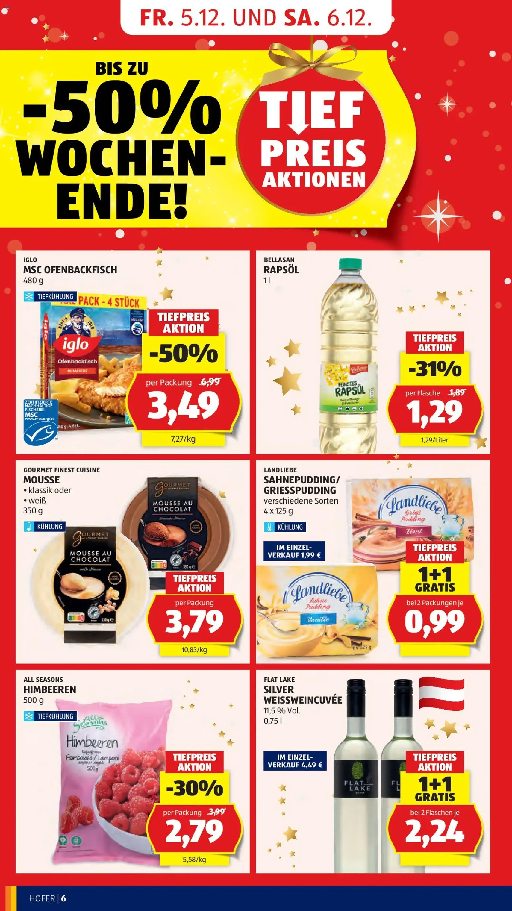 Hofer Flugblatt - Gültiger Prospekt ab 05.12.2025, Seite 8 von insgesamt 60