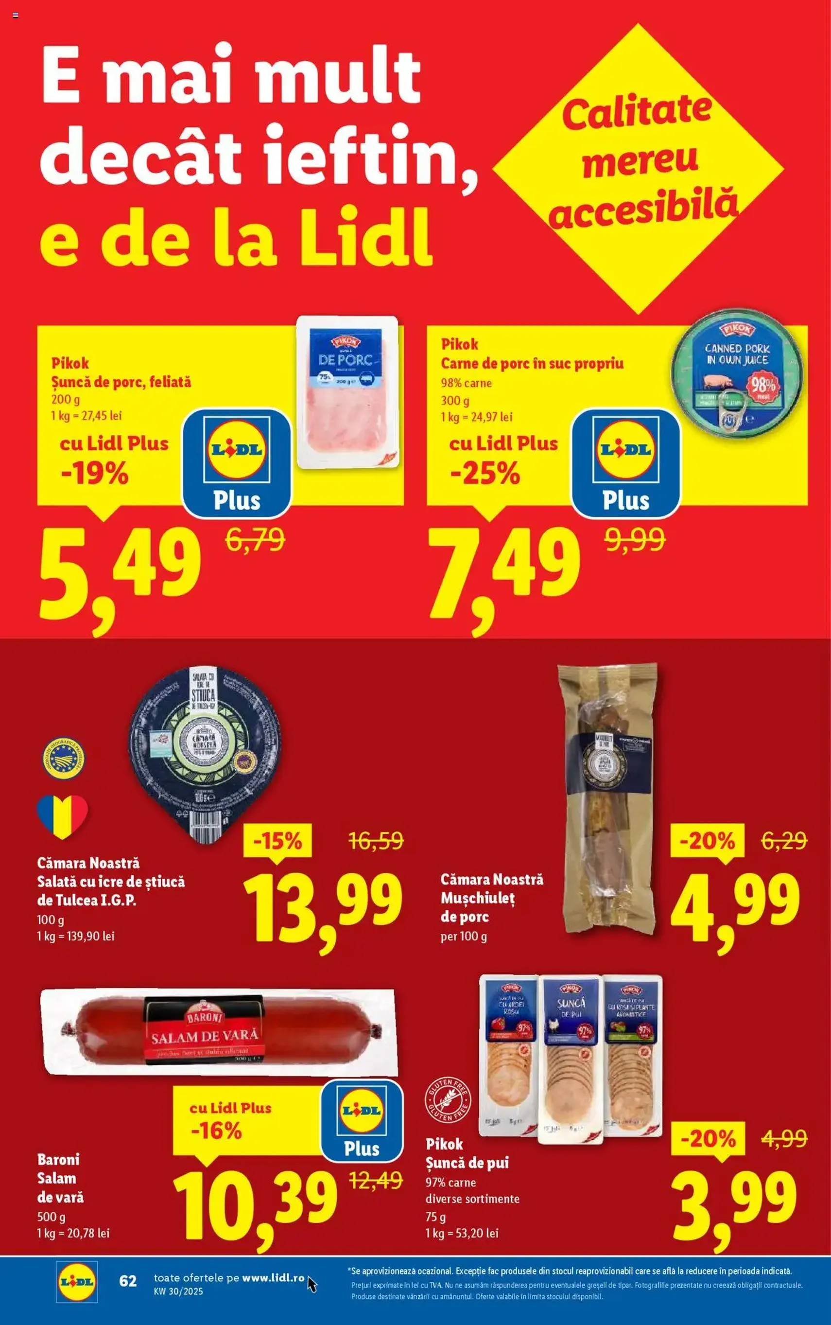 Catalog Lidl - cataloage valabile începând cu 21.07.2025 pagina 62 din 74 Catalog Lidl - cataloage valabile începând cu 21.07.2025 pagina 62 din 74