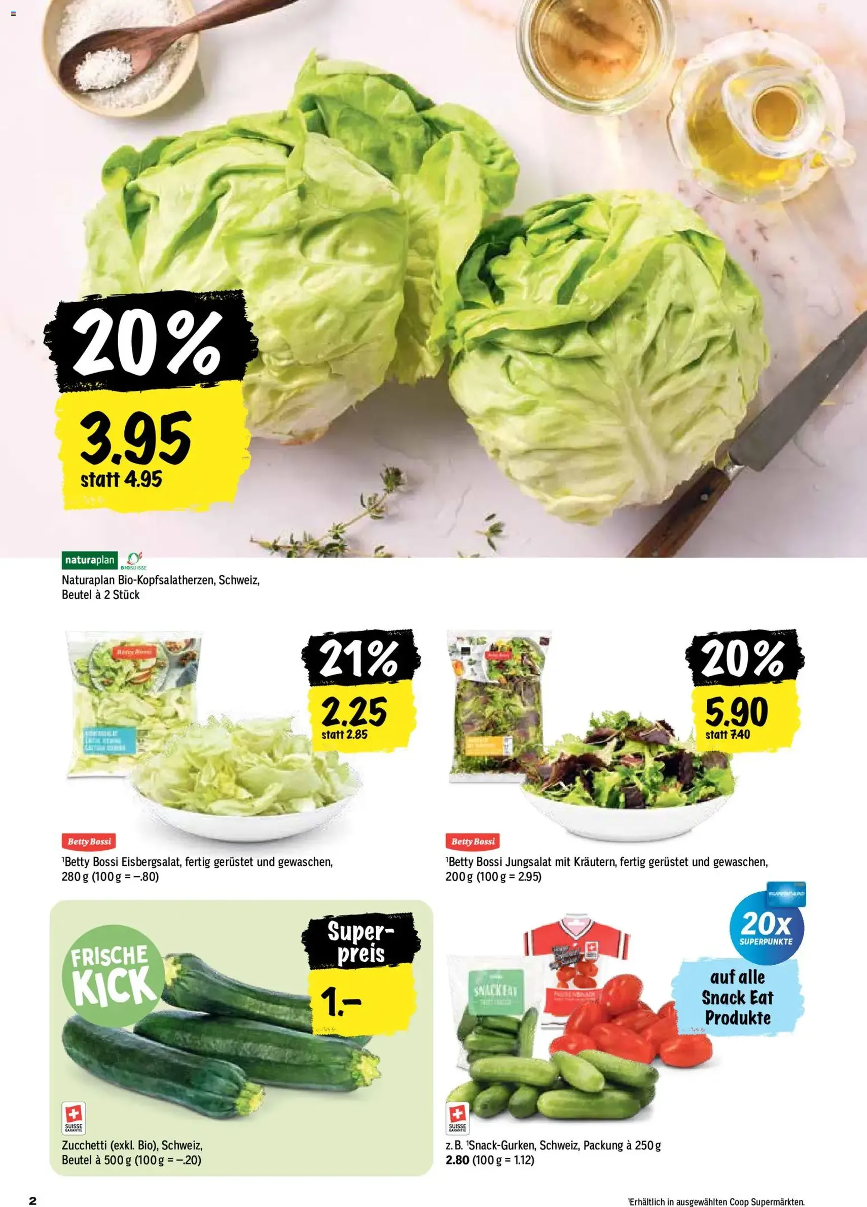Coop aktionen - Gültiger Prospekt ab 18.06.2026, Seite 2 von insgesamt 24