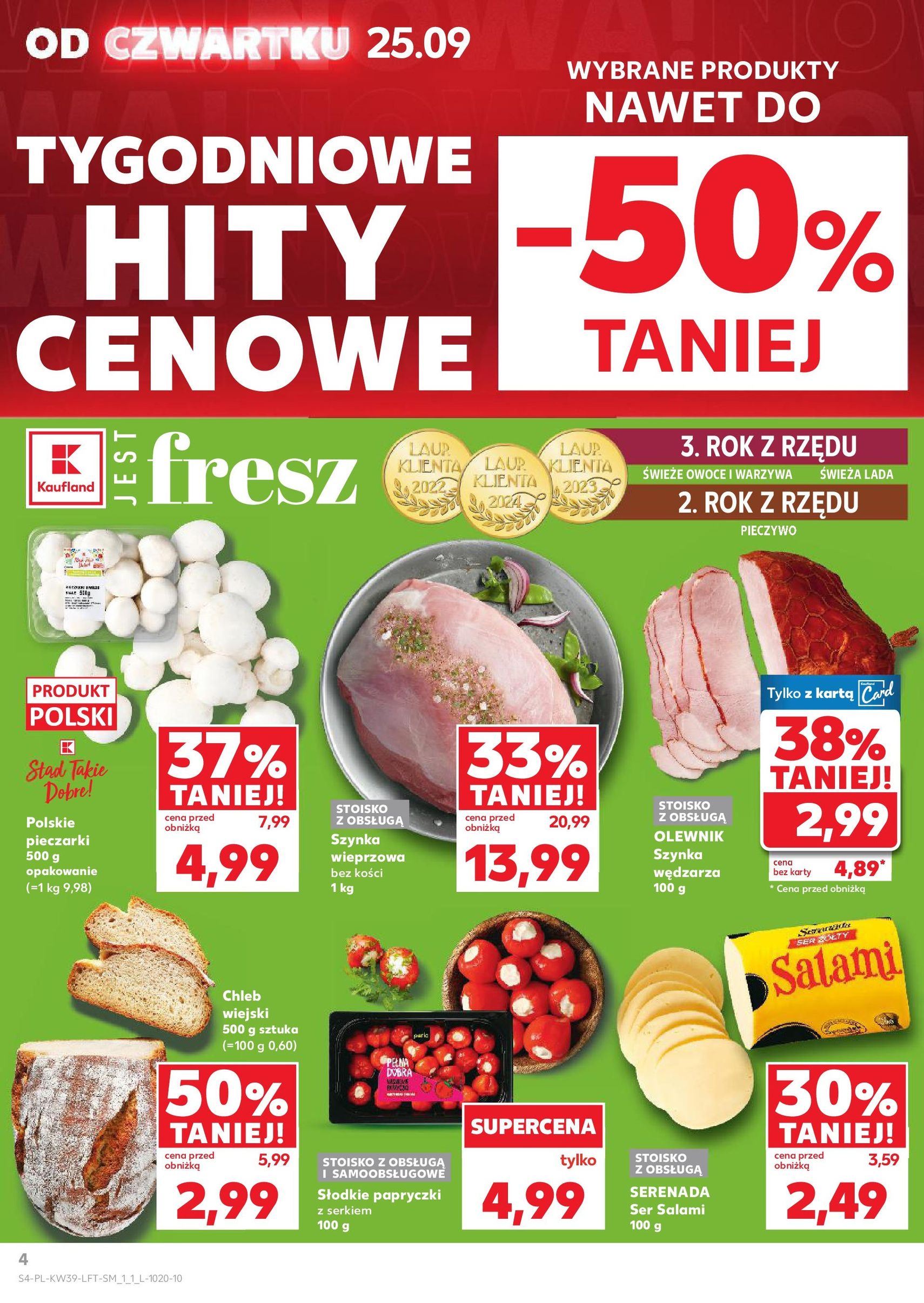 Kaufland gazetka - ważny gazetka od 25.09.2025 strona 4 z 55 Kaufland gazetka - ważny gazetka od 25.09.2025 strona 4 z 55